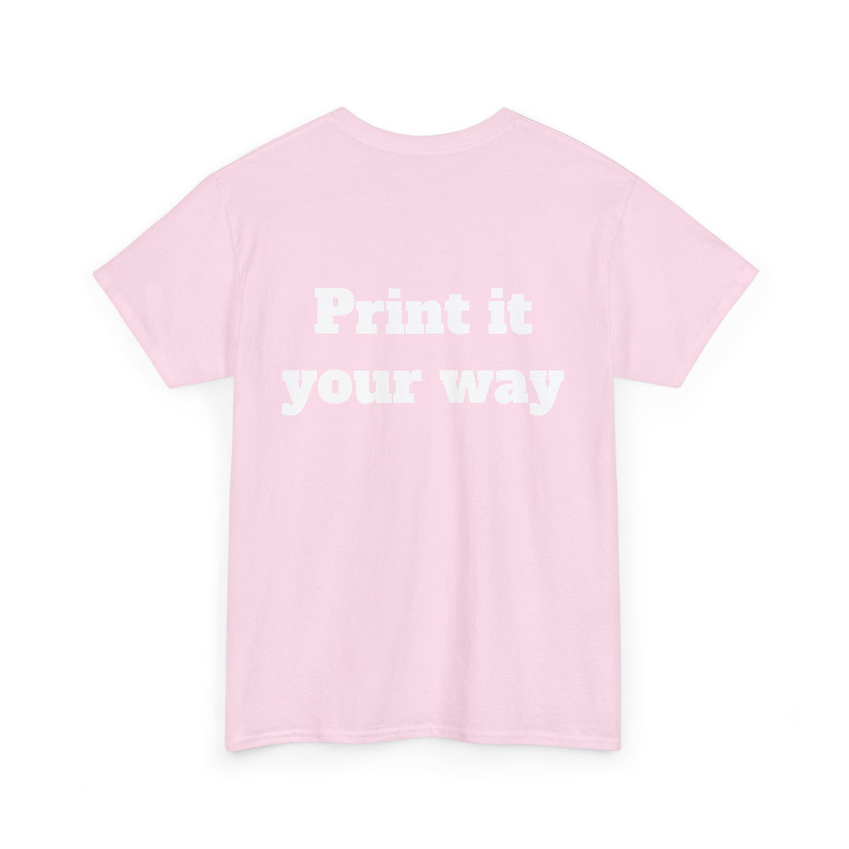 Personalized Graphic Tee for School, Team & Club — "Designed by You" Unisex T-Shirt