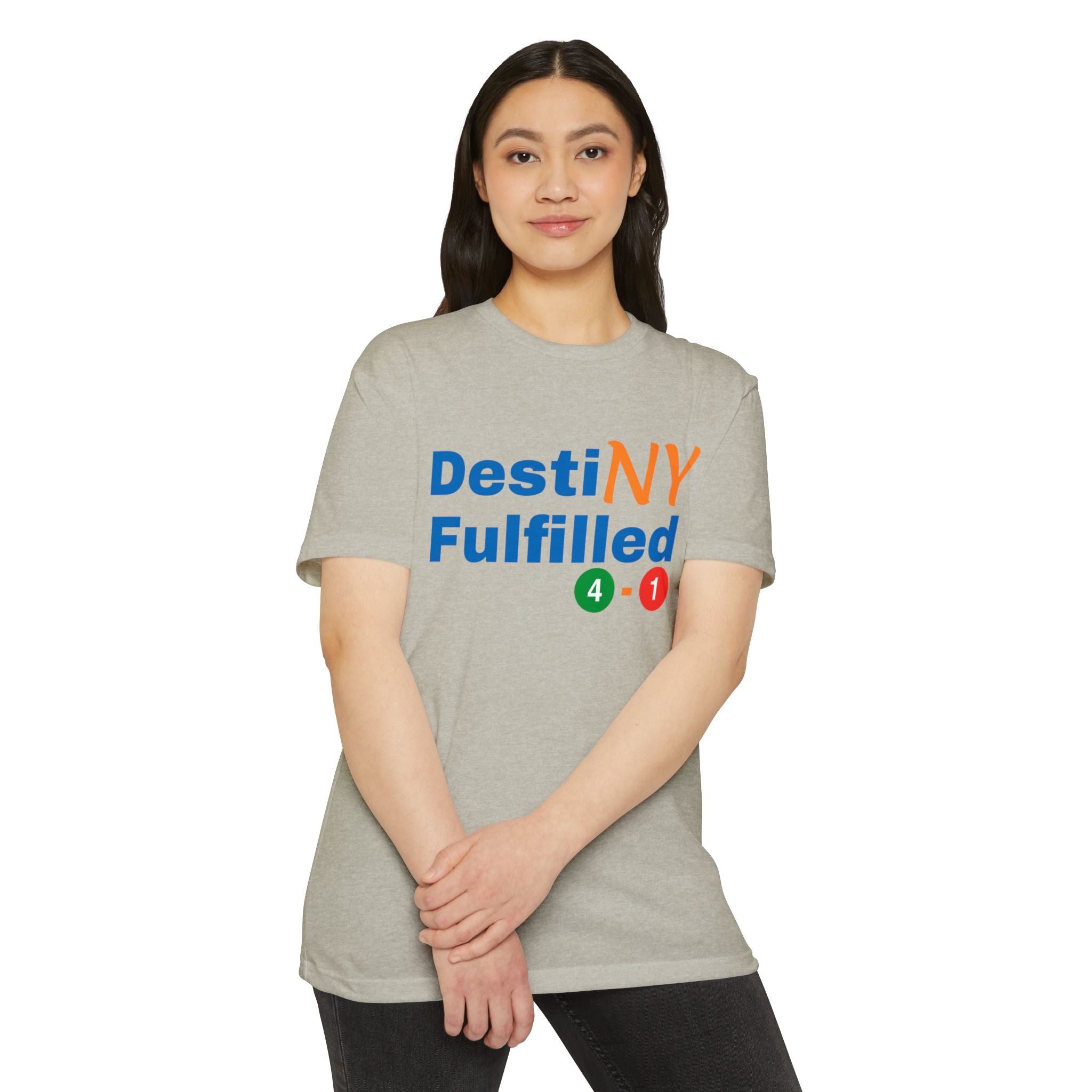 "DestiNY Fulfilled" Unisex Tee — 53 Years in the Making (New York Championship)