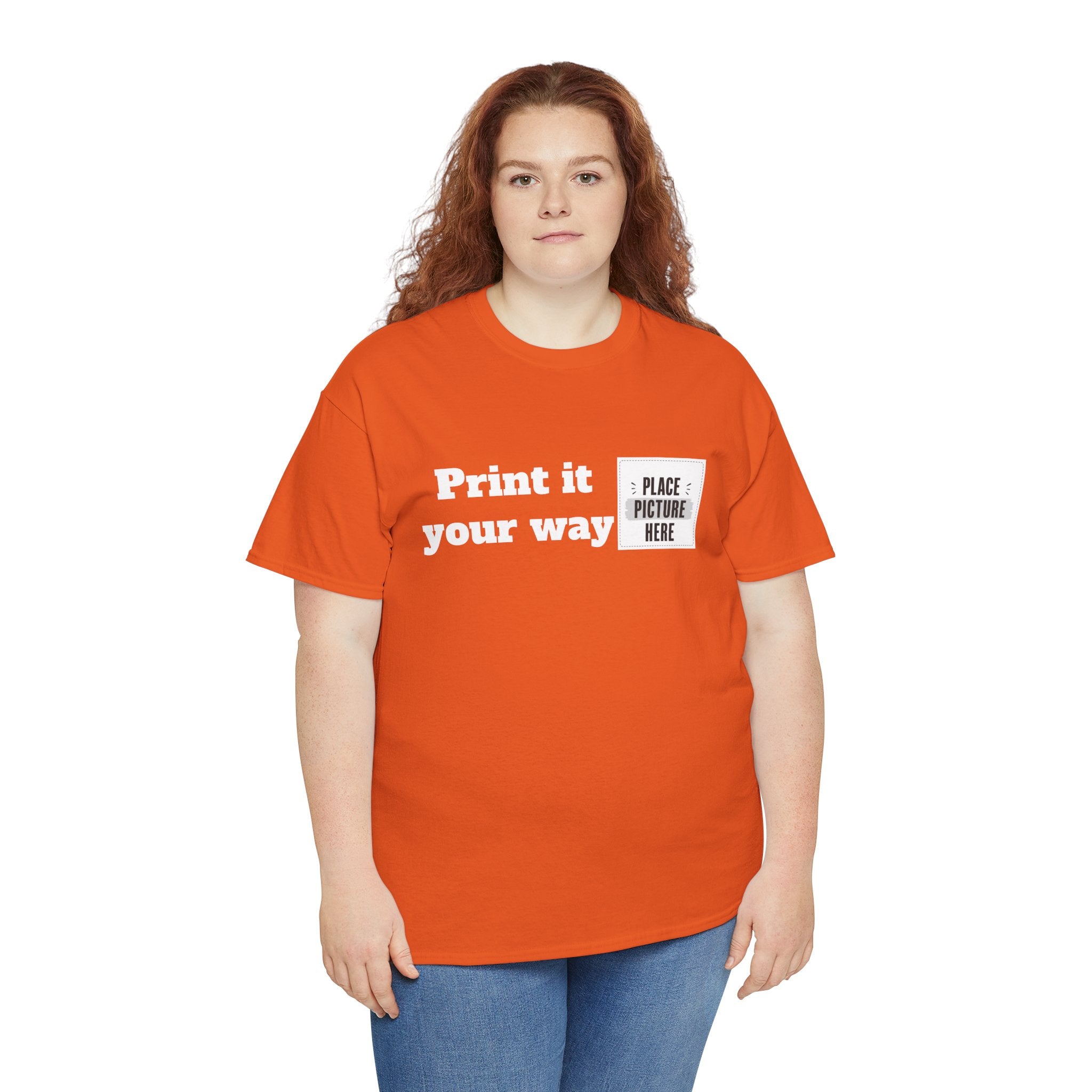 Personalized Graphic Tee for School, Team & Club — "Designed by You" Unisex T-Shirt
