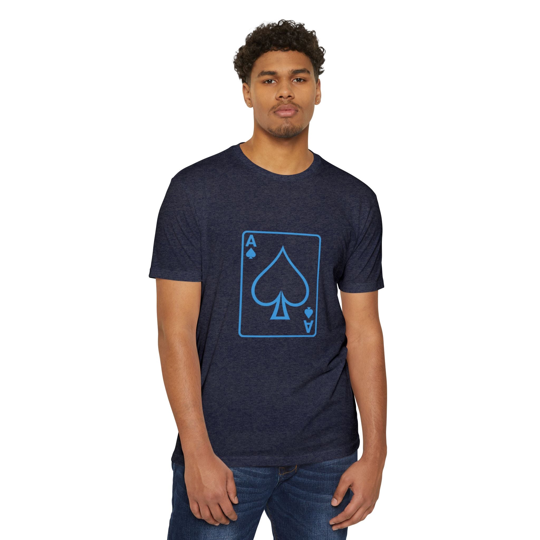 Ace of Js  — Black/Gamma Blue T-Shirt