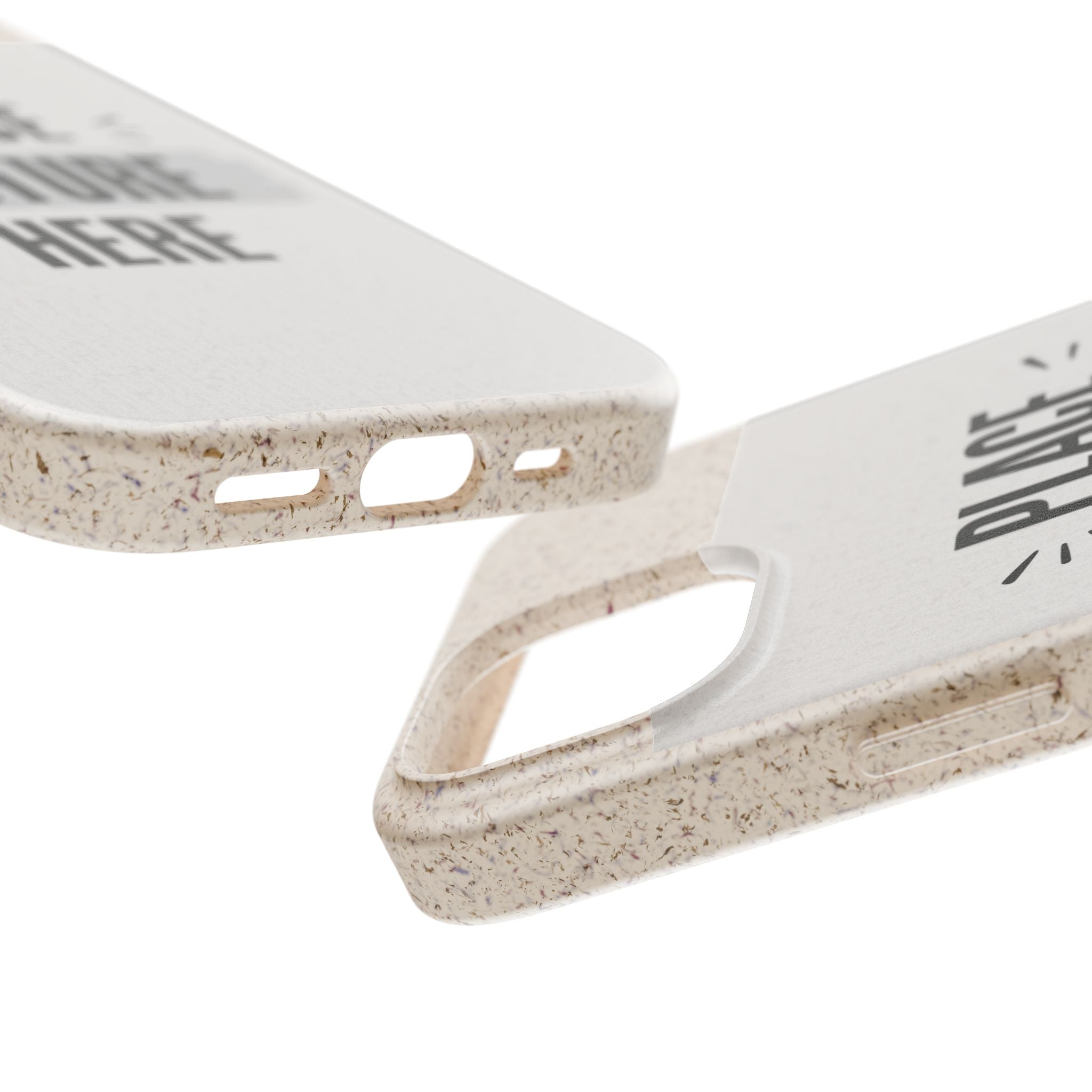 Biodegradable Phone Case — Eco-Friendly Customizable "Place Picture Here" Design
