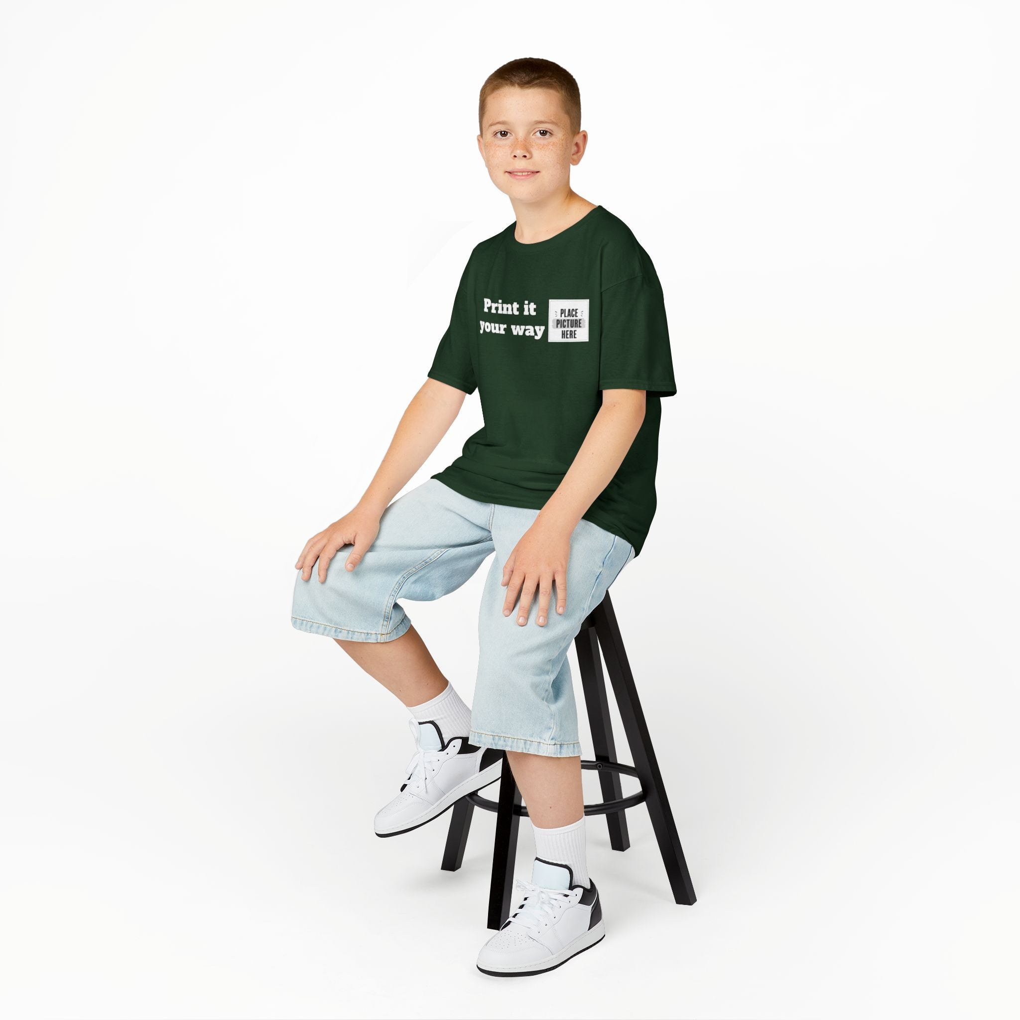 Personalized Tee for Birthdays, Team & School — "Designed by  You" Customizable Kids T-Shirt