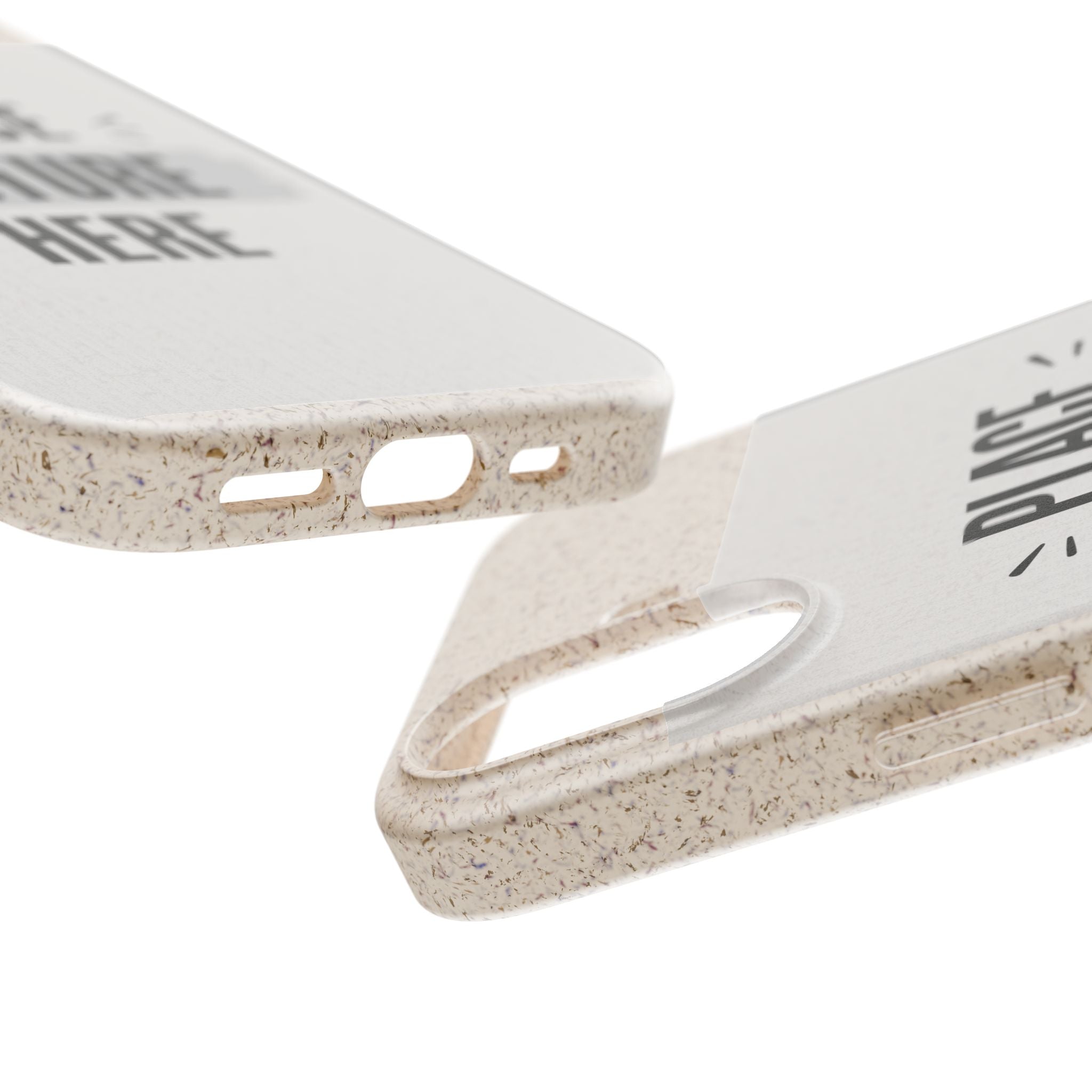 Biodegradable Phone Case — Eco-Friendly Customizable "Place Picture Here" Design