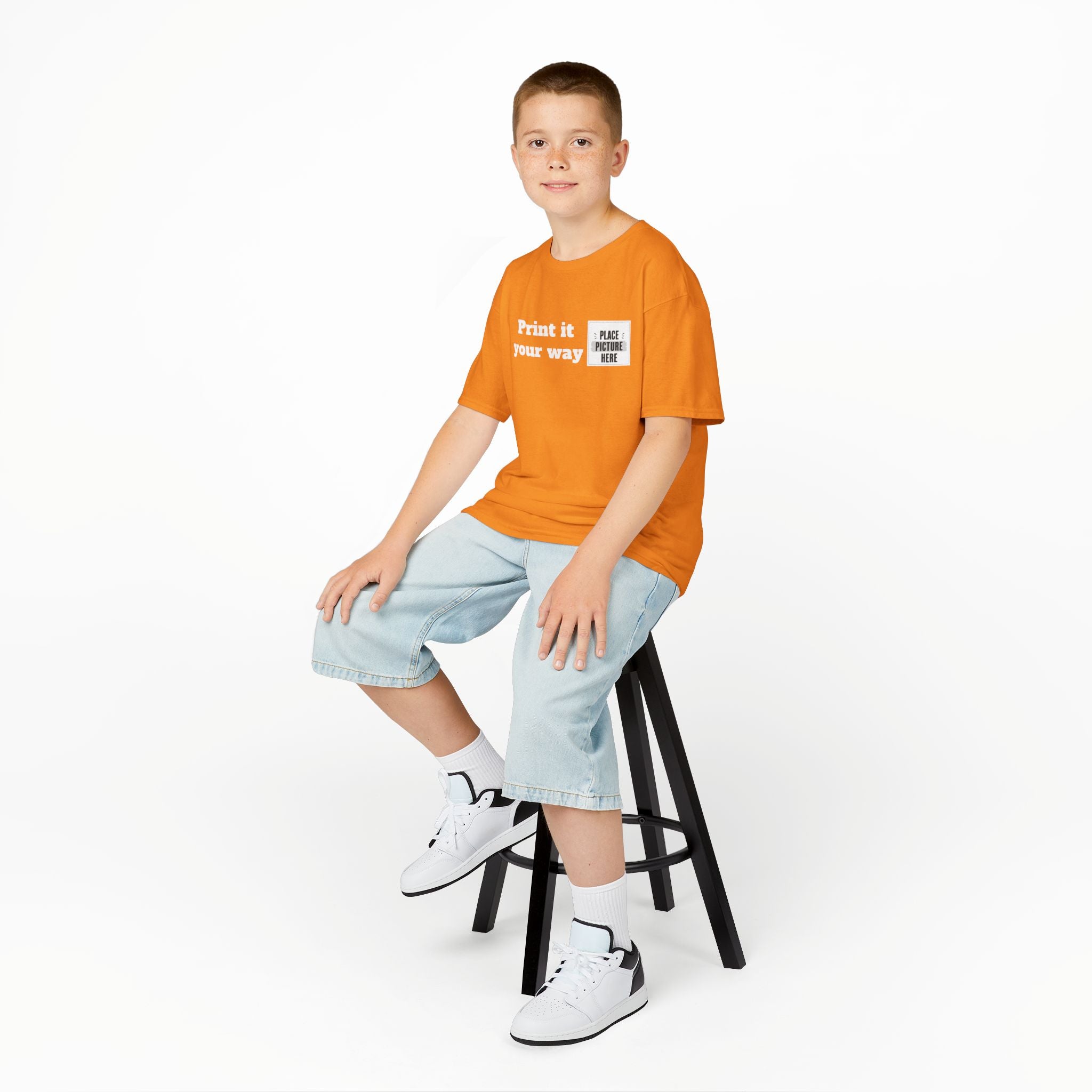 Personalized Tee for Birthdays, Team & School — "Designed by  You" Customizable Kids T-Shirt