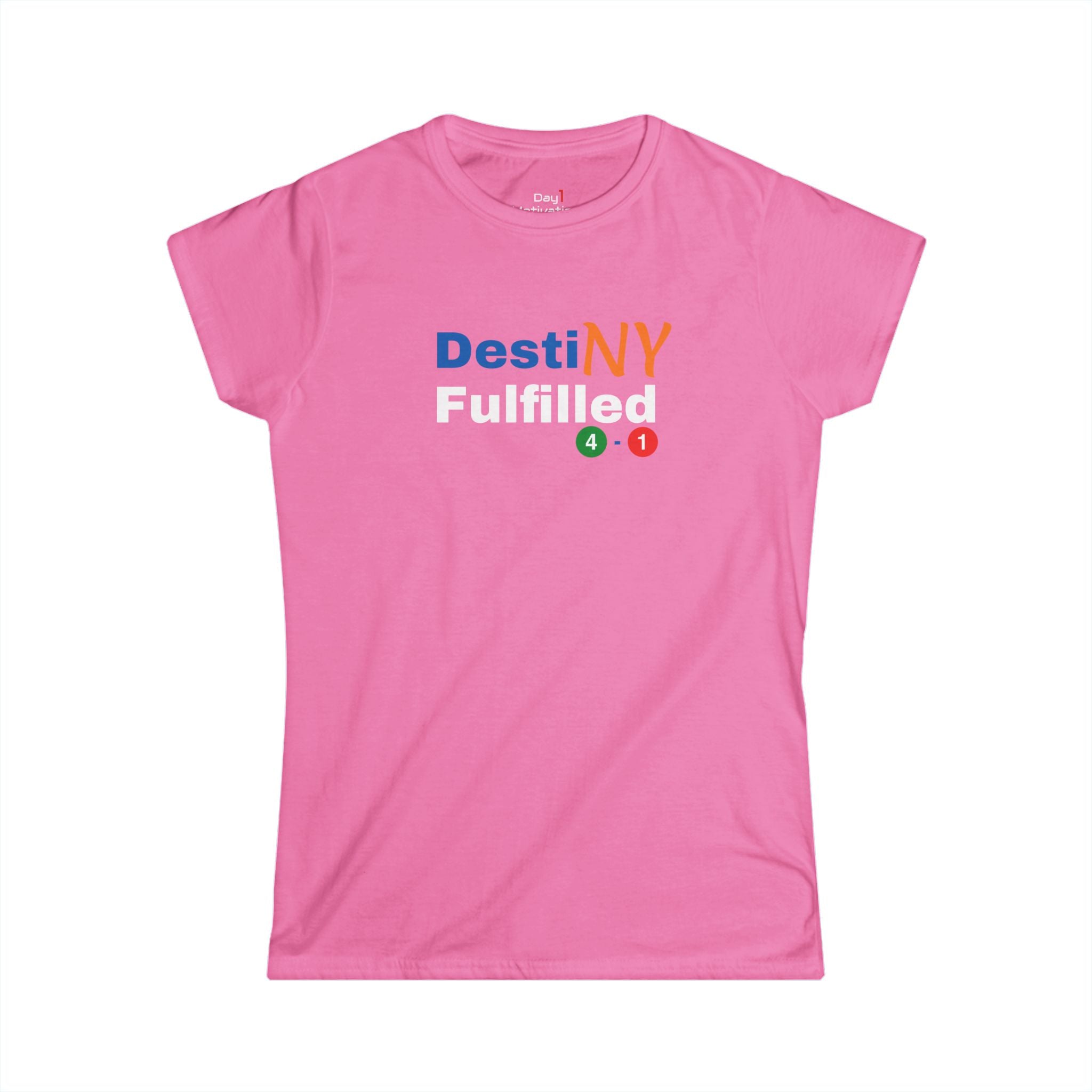 "DestiNY Fulfilled" Women's Tee — 53 Years in the Making(New York Championship)