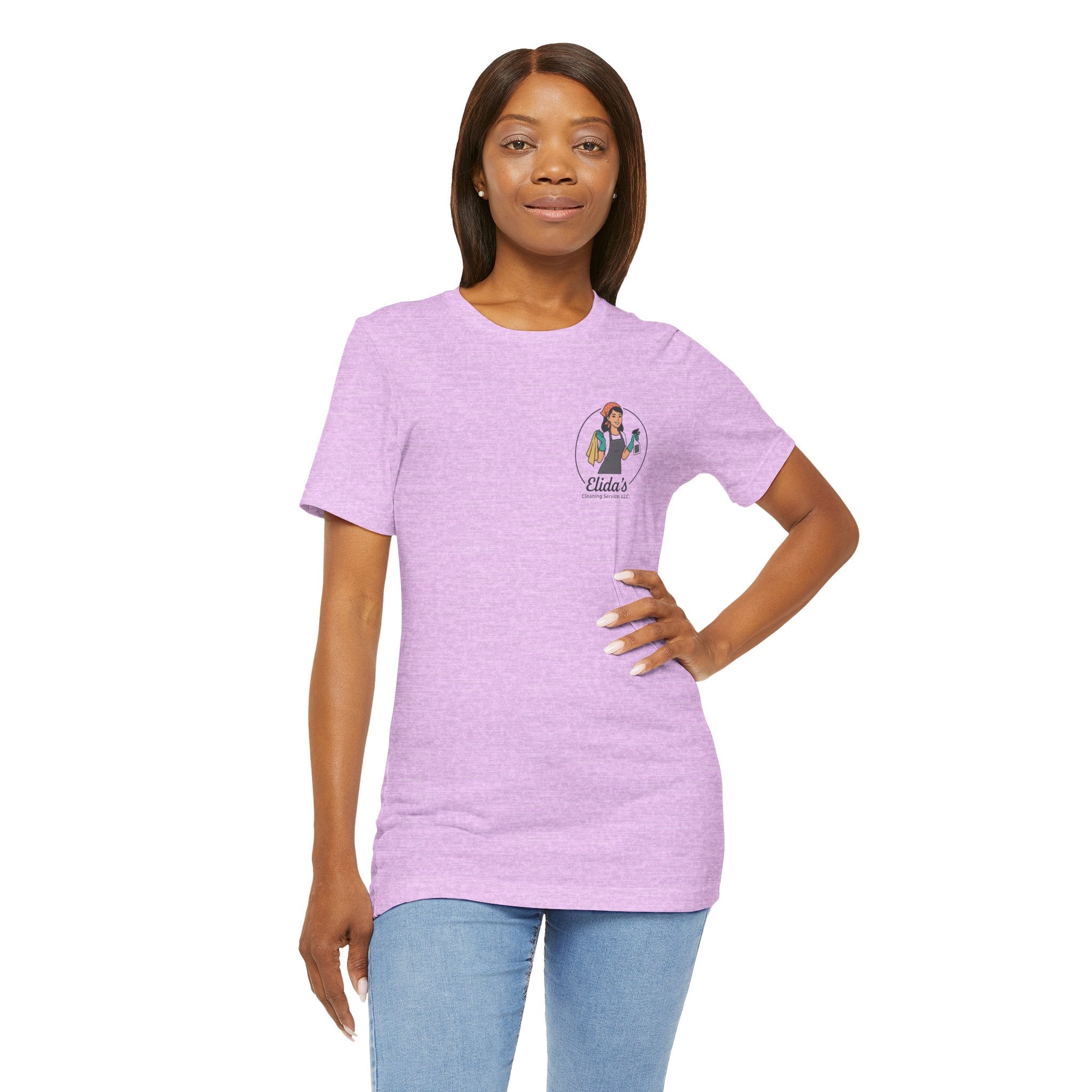 Elida's Cleaning Service Logo Tee — Staff Uniform T-Shirt