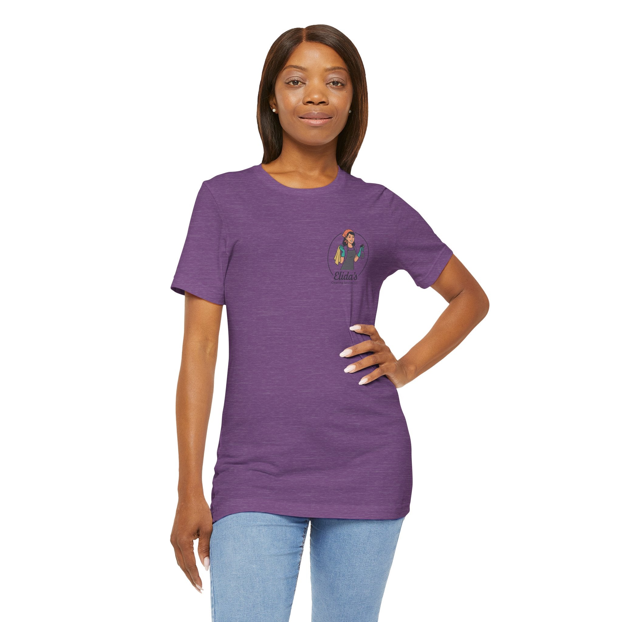 Elida's Cleaning Service Logo Tee — Staff Uniform T-Shirt