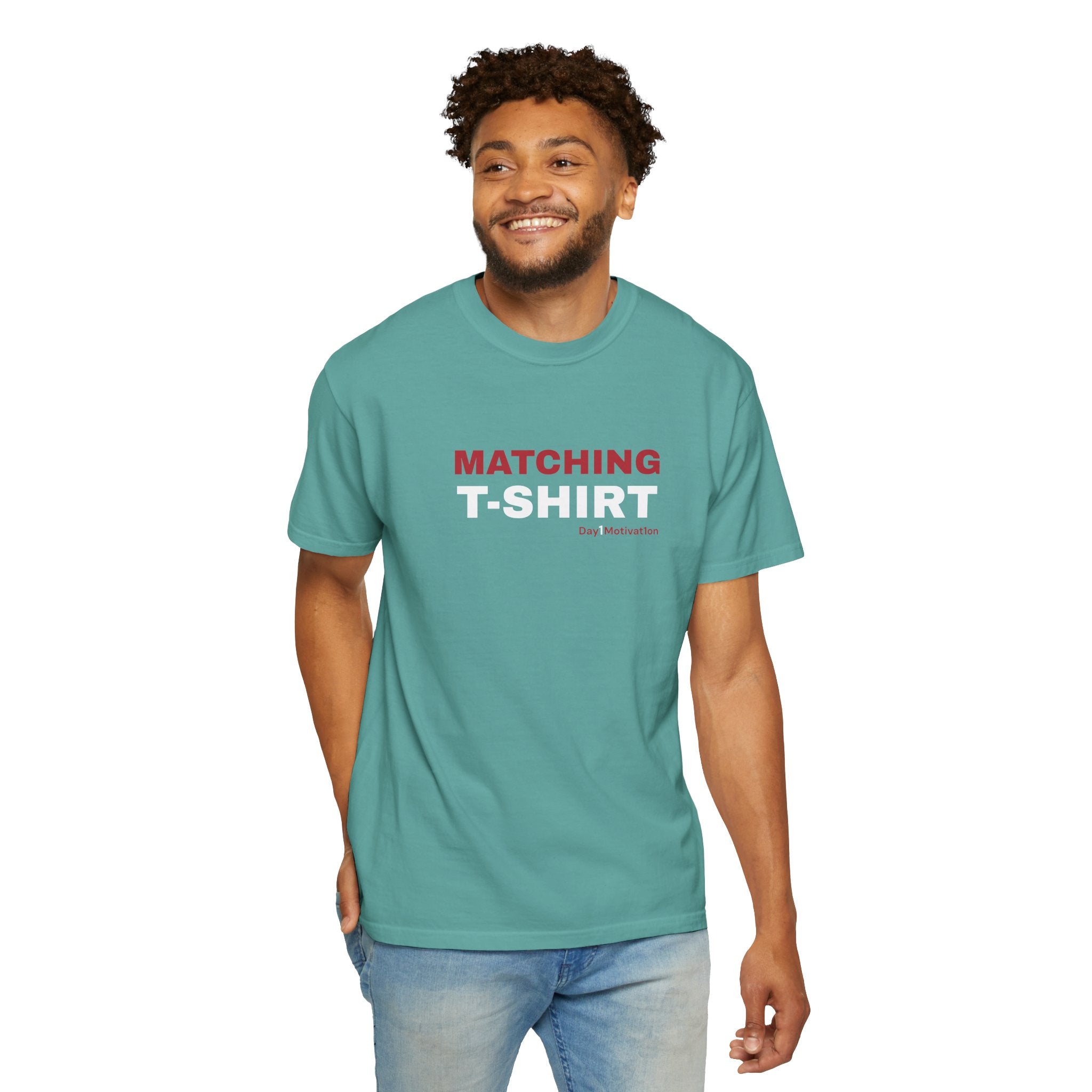 "Matching T-Shirt" | Unisex Graphic Tee with Chicago Red and White Text