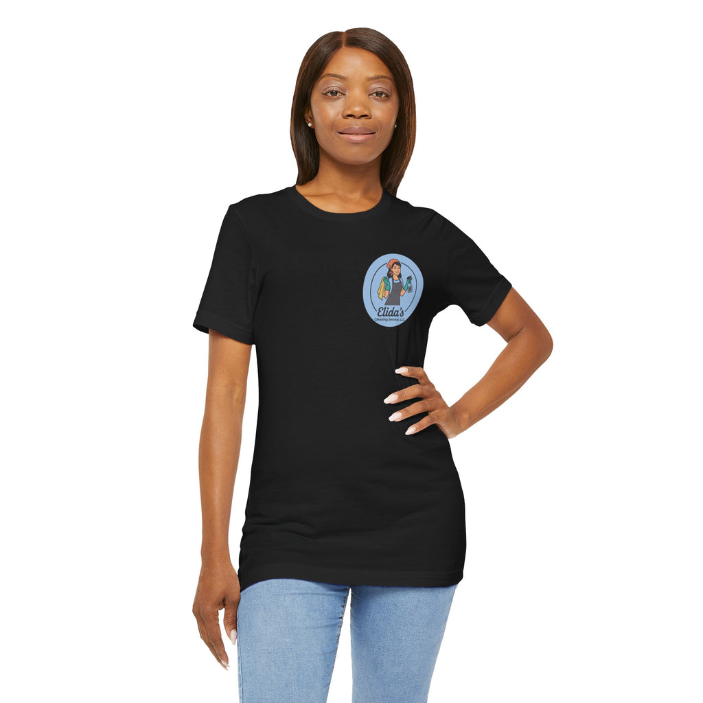 Elida's Cleaning Service Logo Tee — Staff Uniform T-Shirt