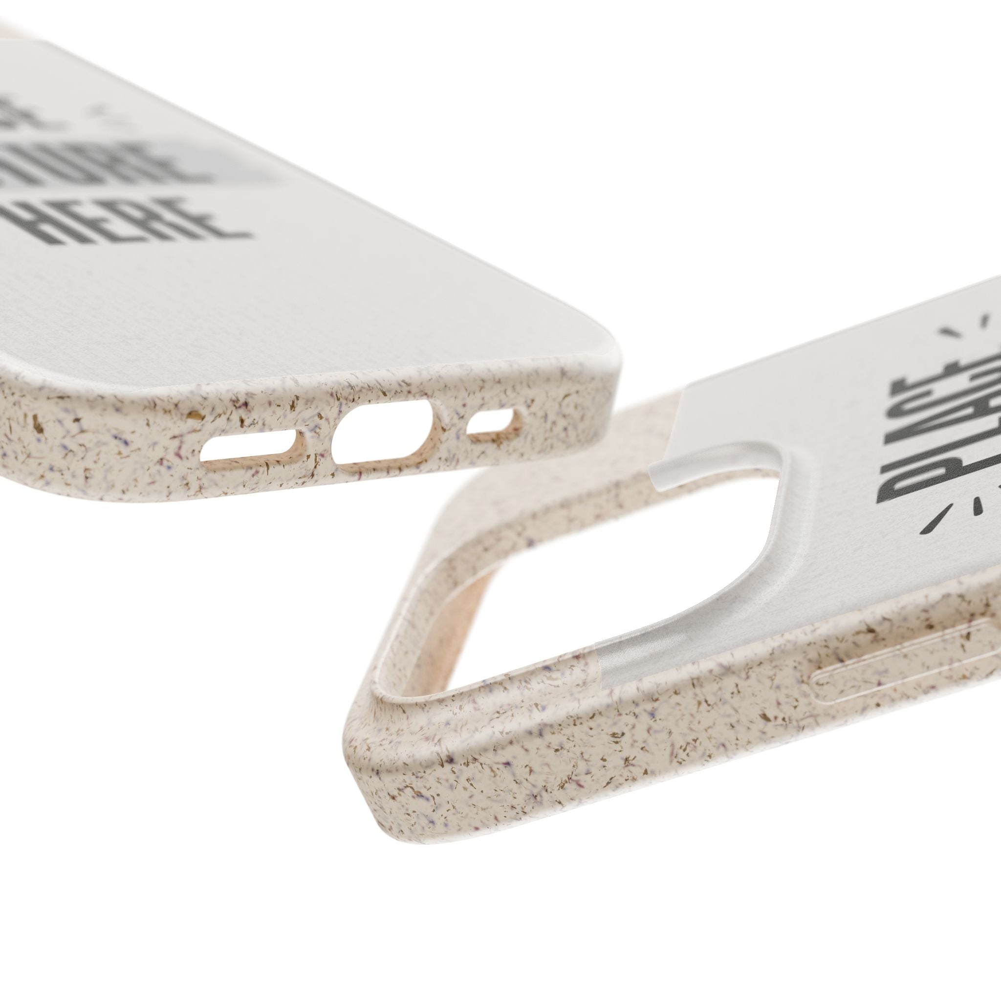 Biodegradable Phone Case — Eco-Friendly Customizable "Place Picture Here" Design