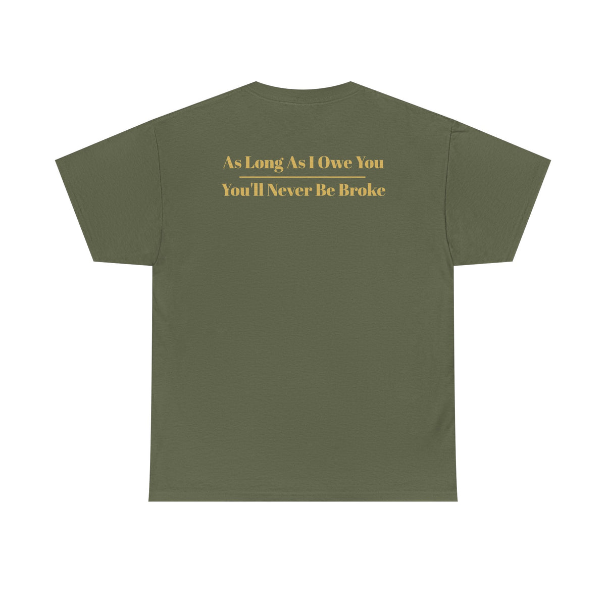 “IOU" Funny Unisex — Graphic Tee
