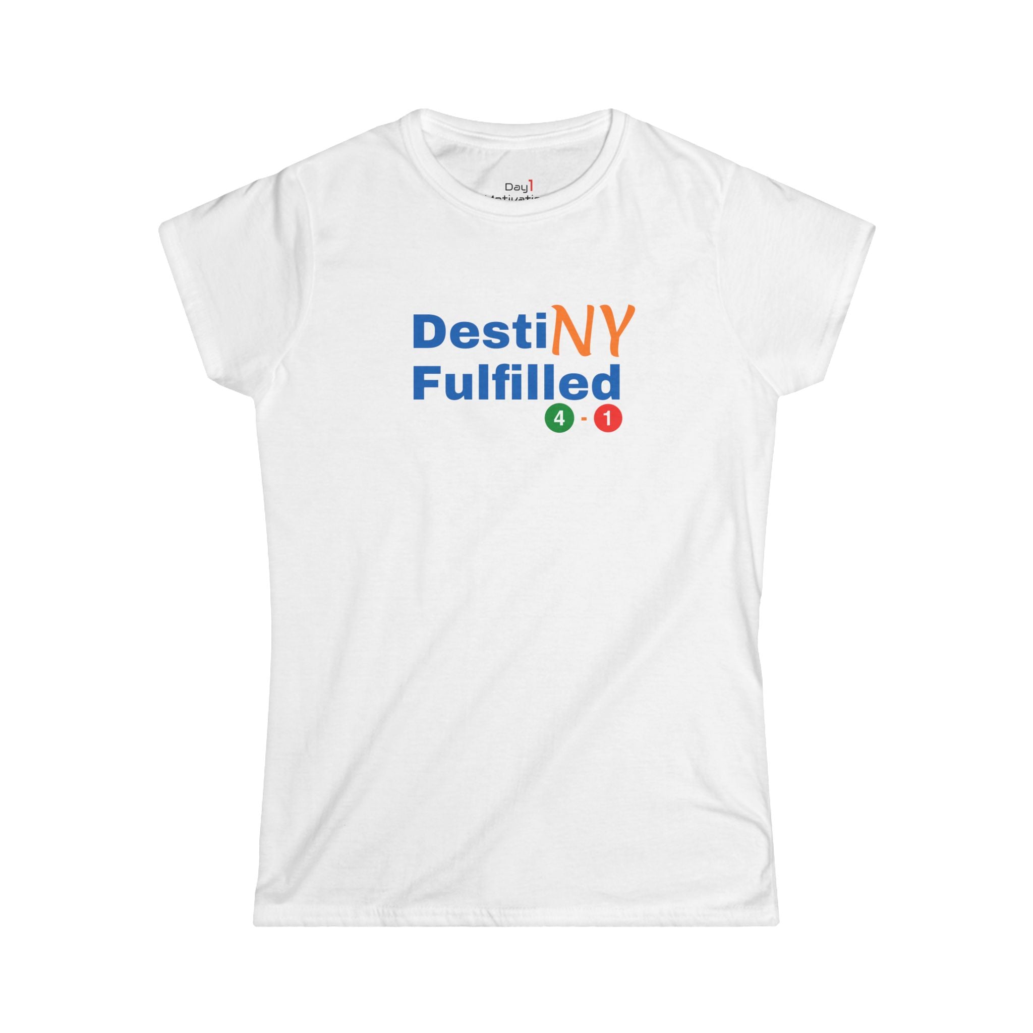 "DestiNY Fulfilled" Women's Tee — 53 Years in the Making(New York Championship)