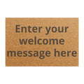 Personalized Text Welcome Mat