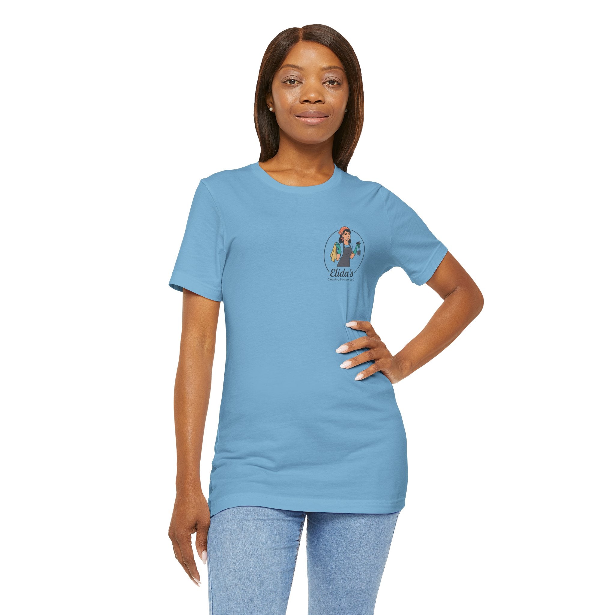 Elida's Cleaning Service Logo Tee — Staff Uniform T-Shirt
