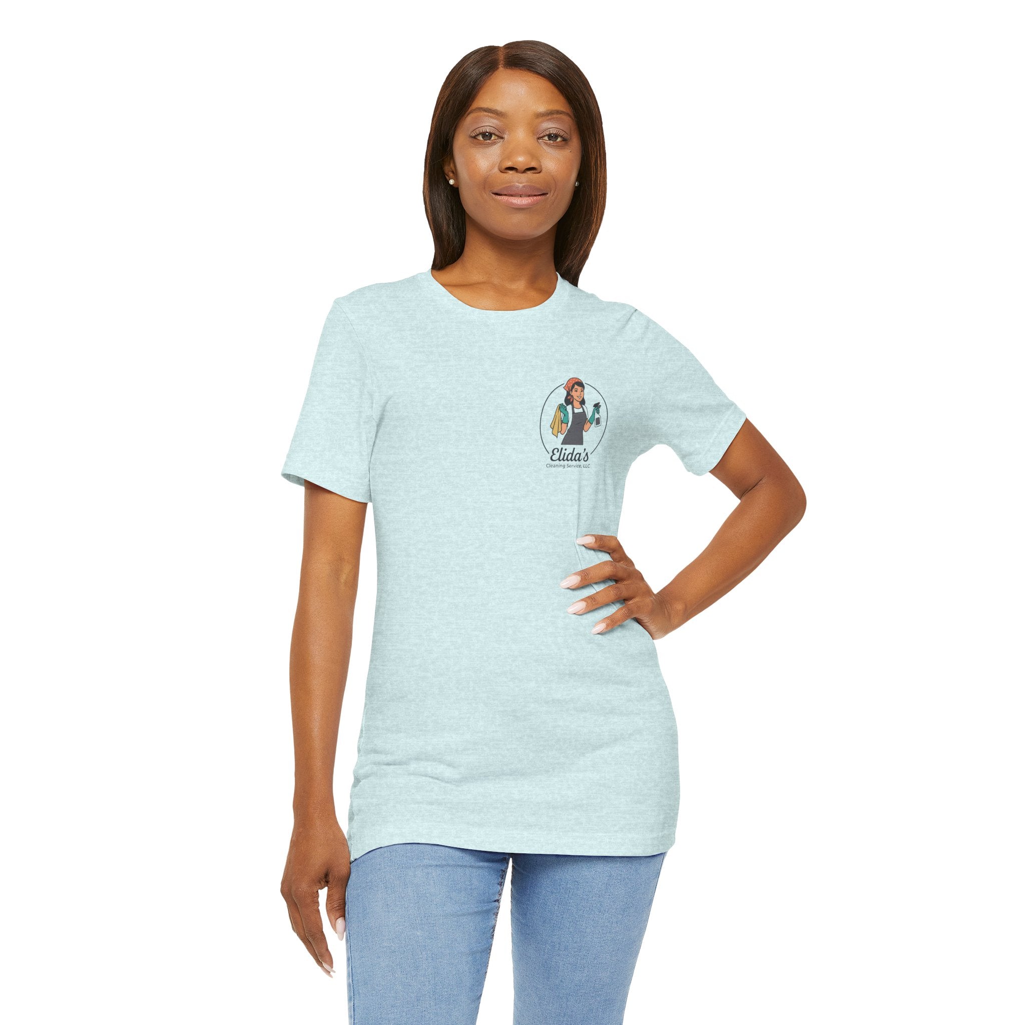 Elida's Cleaning Service Logo Tee — Staff Uniform T-Shirt