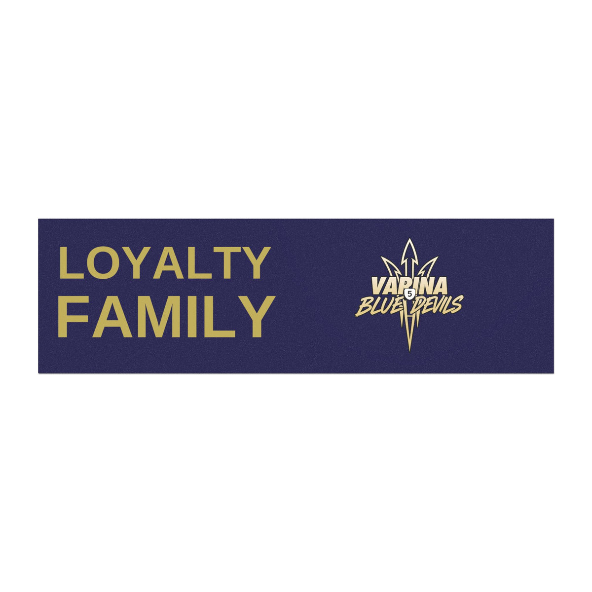 Varina Blue Devils "LOYALTY • FAMILY" Car Magnet — School Spirit Bumper Magnet