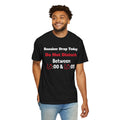 "Designed by You" Sneaker Drop Day T-Shirt — "Do Not Disturb between __:00–__ :05" (Custom Time Zone)