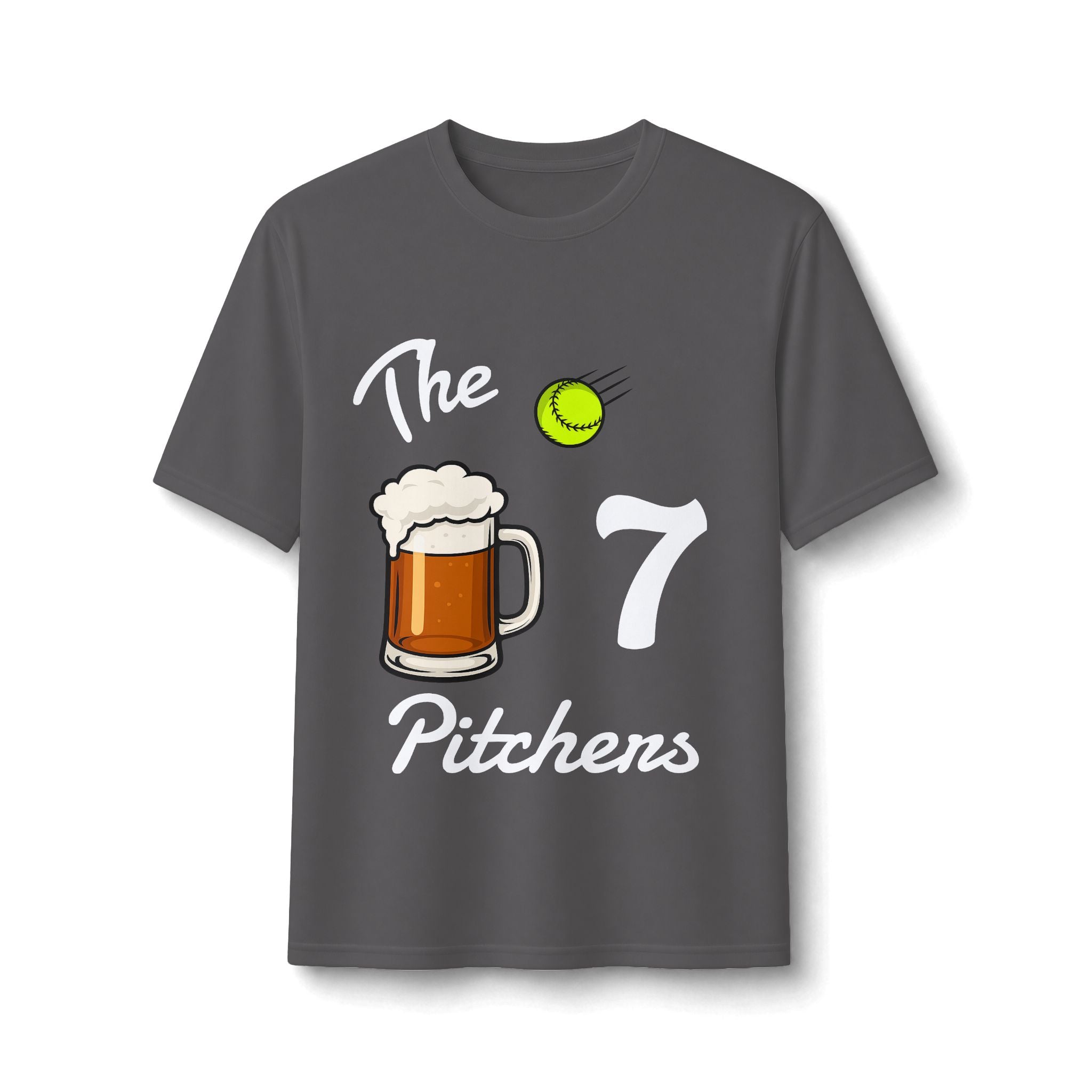 "The Pitchers" Personalized Jersey Shirt — Beer & Baseball Performance Tee