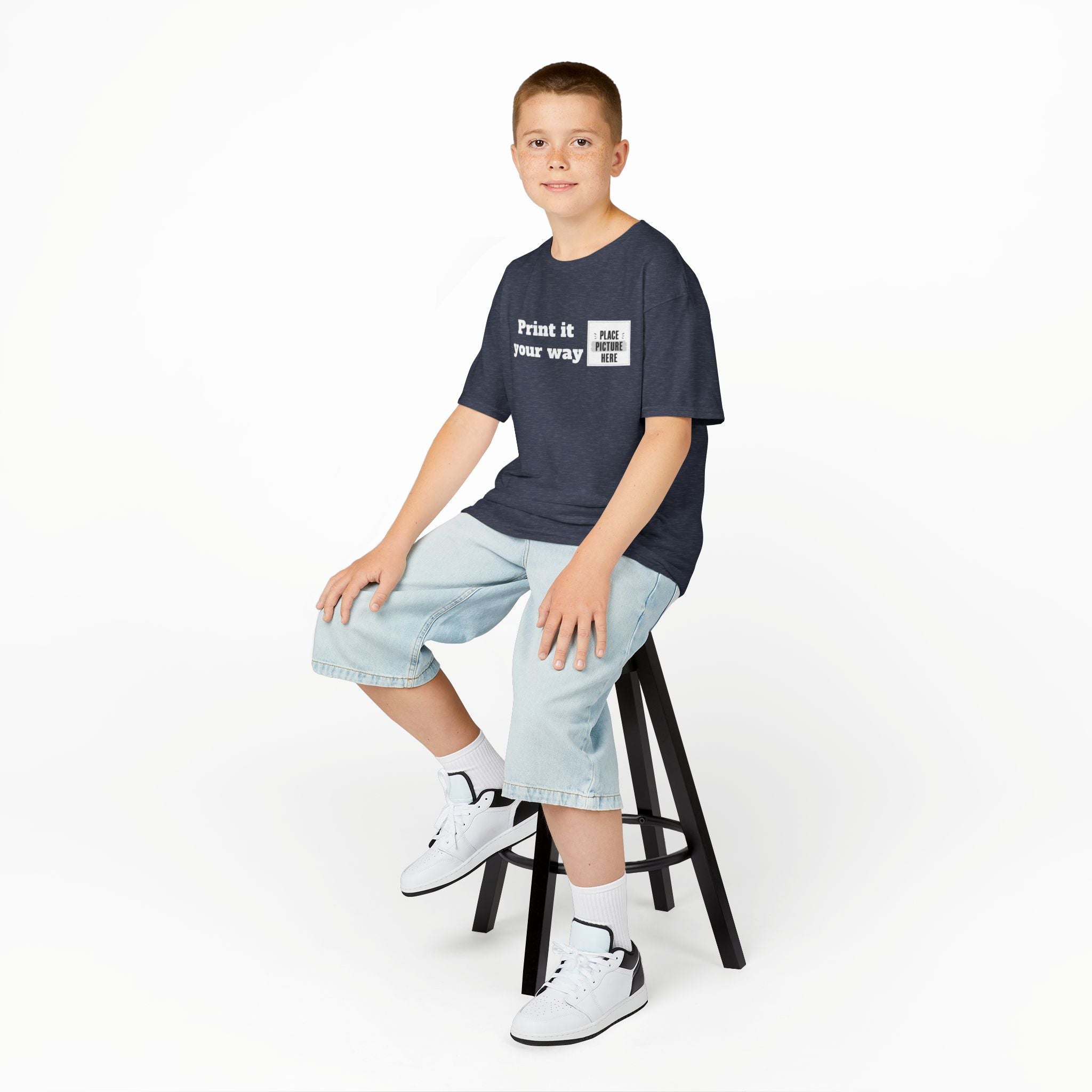 Personalized Tee for Birthdays, Team & School — "Designed by  You" Customizable Kids T-Shirt