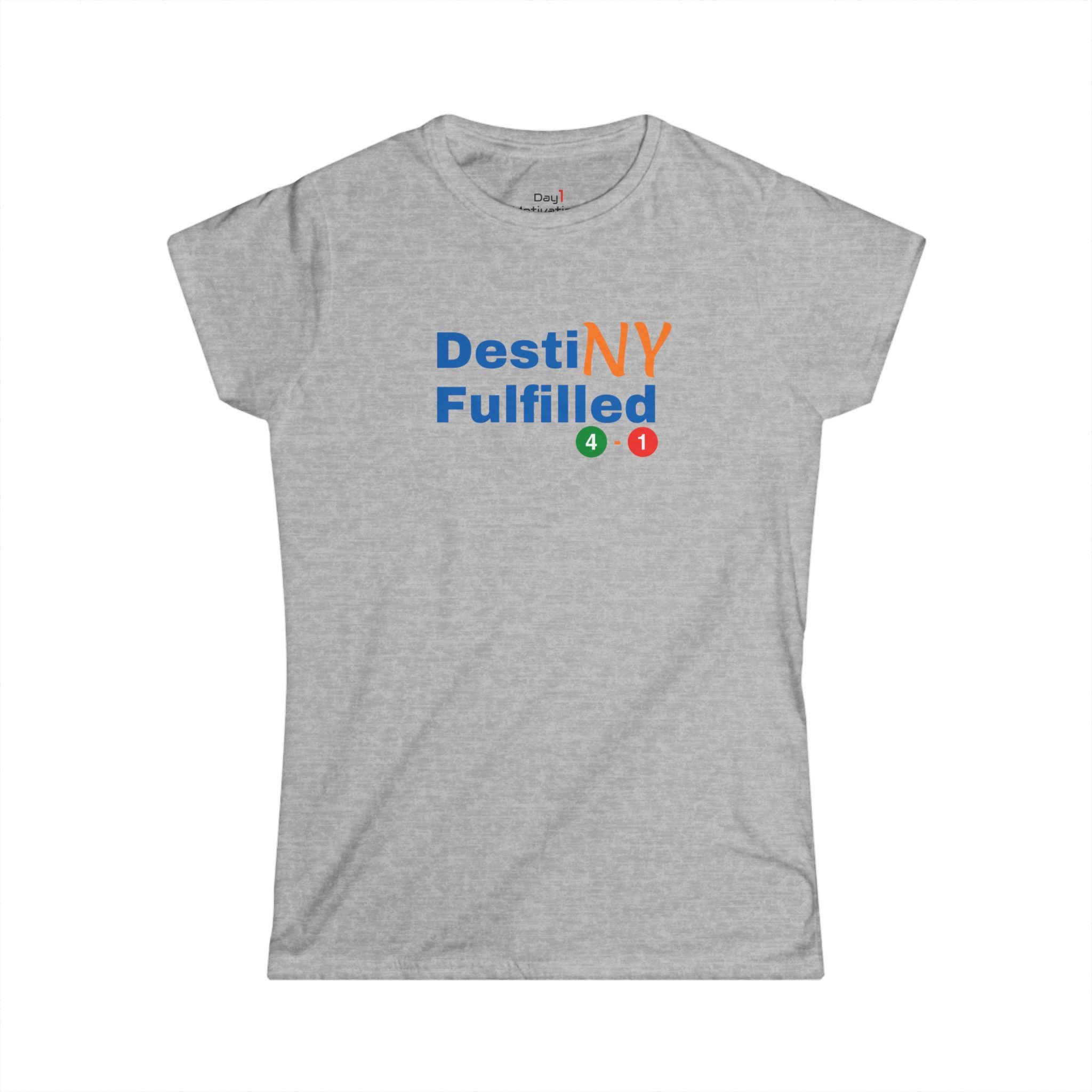 "DestiNY Fulfilled" Women's Tee — 53 Years in the Making(New York Championship)