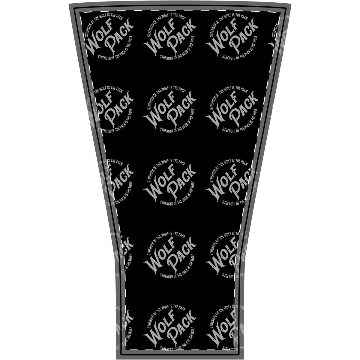 Wolf Pack Logo Arm Sleeve — Black Compression Sleeve