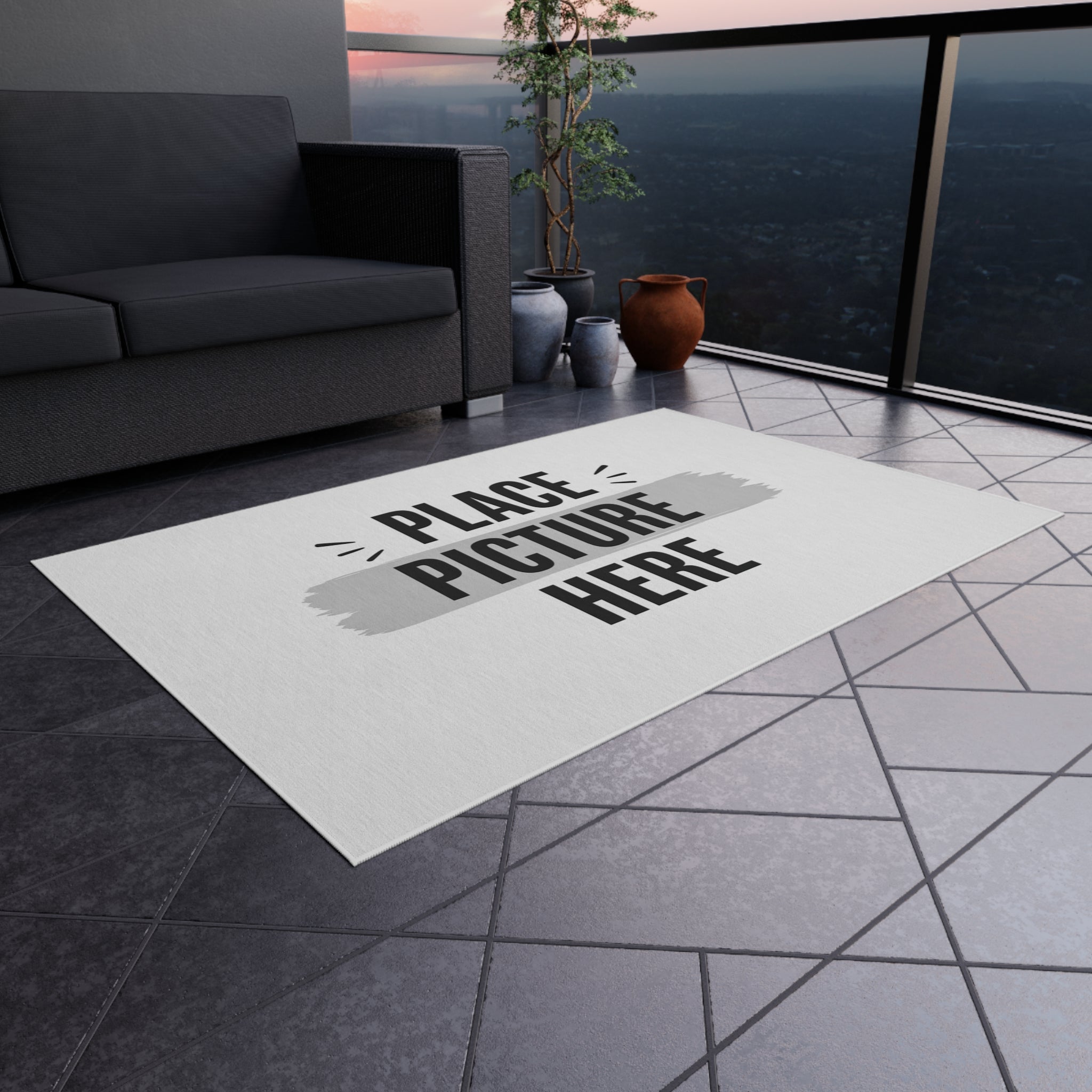 Custom Picture Print Doormat for Patio, Porch & Garden
