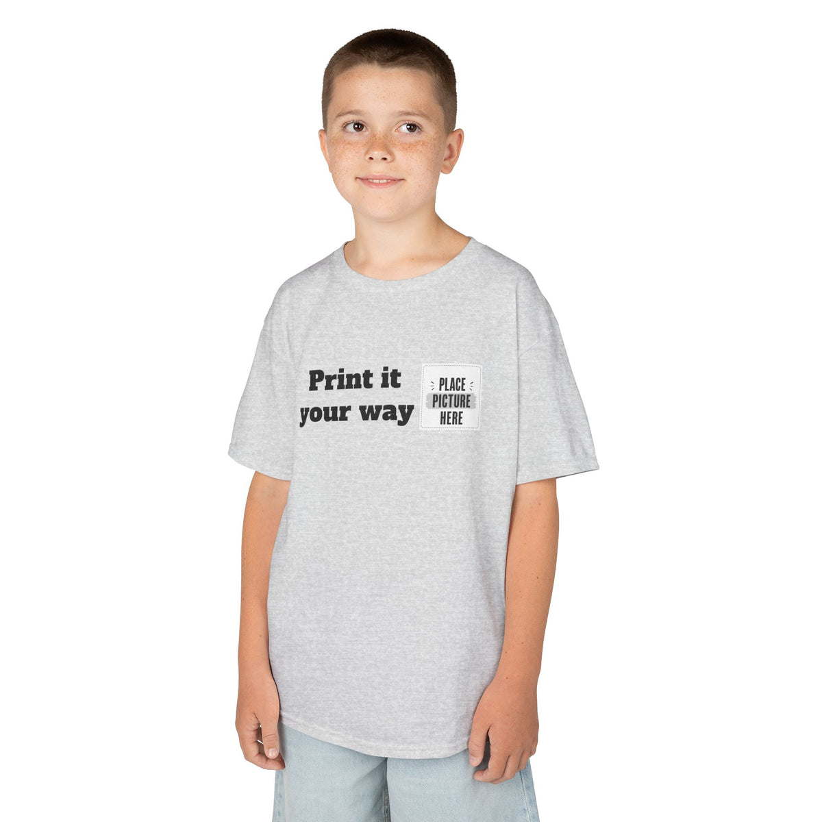 Personalized Tee for Birthdays, Team & School — "Designed by  You" Customizable Kids T-Shirt