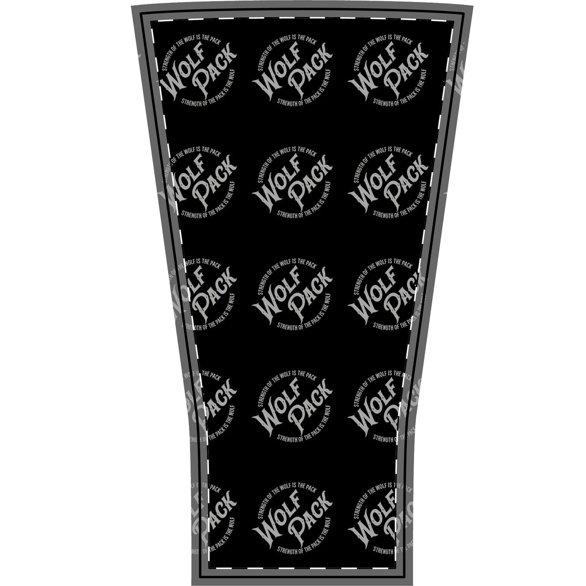 Wolf Pack Logo Arm Sleeve — Black Compression Sleeve