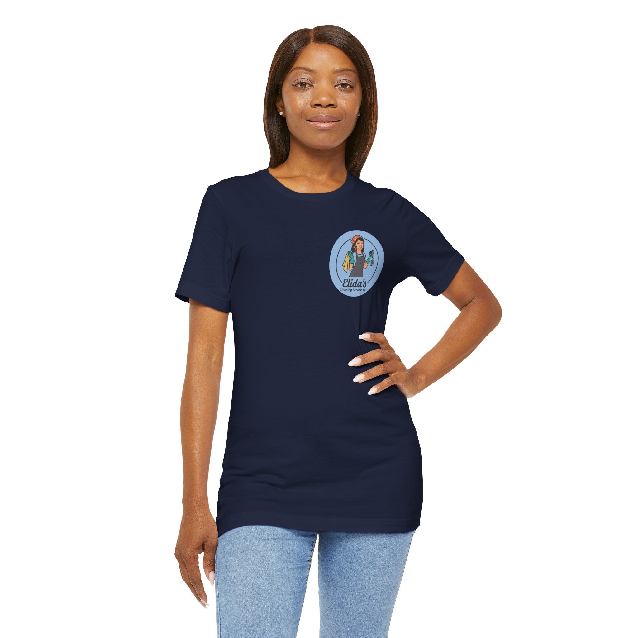 Elida's Cleaning Service Logo Tee — Staff Uniform T-Shirt