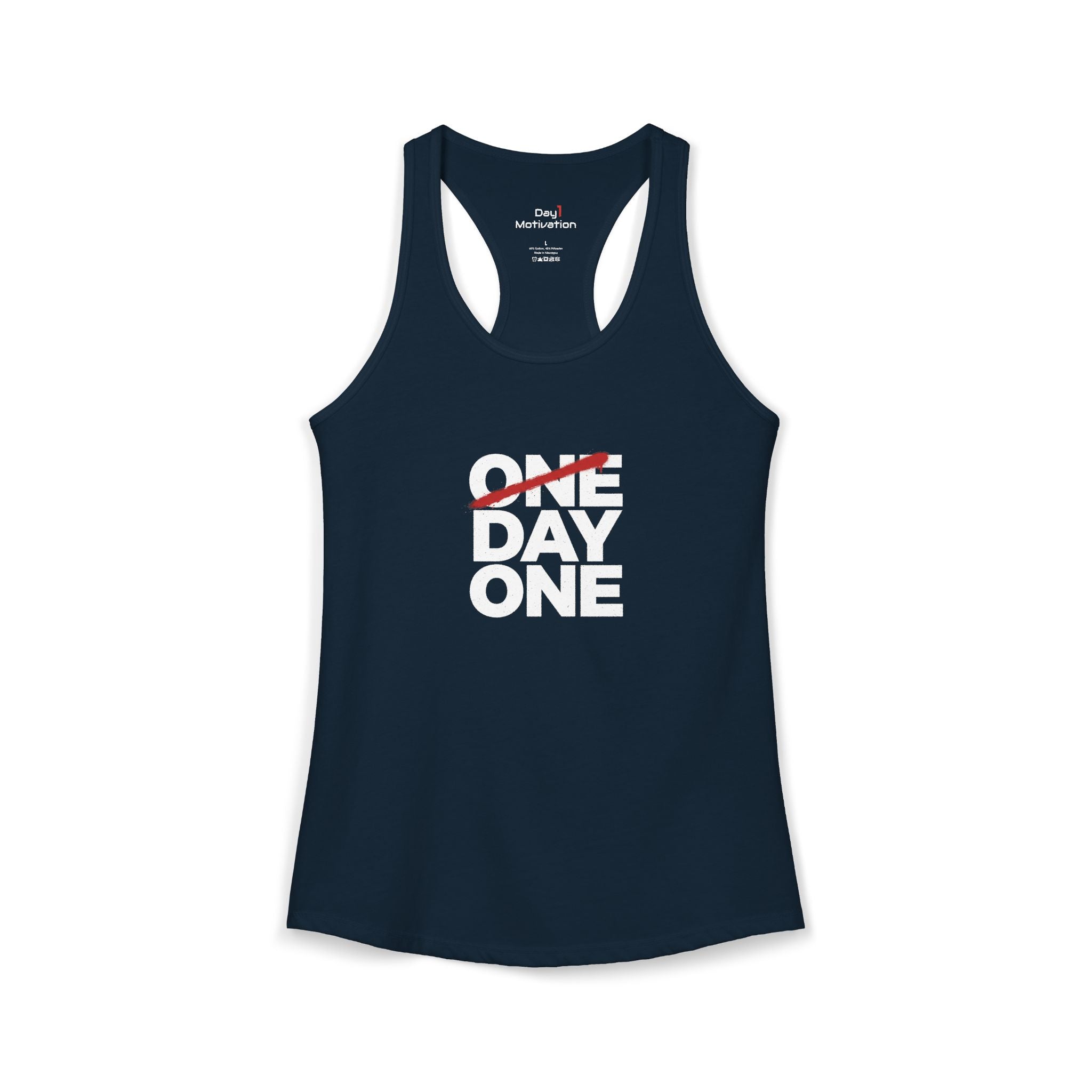 "Day One" - Women's Ideal Racerback Tank