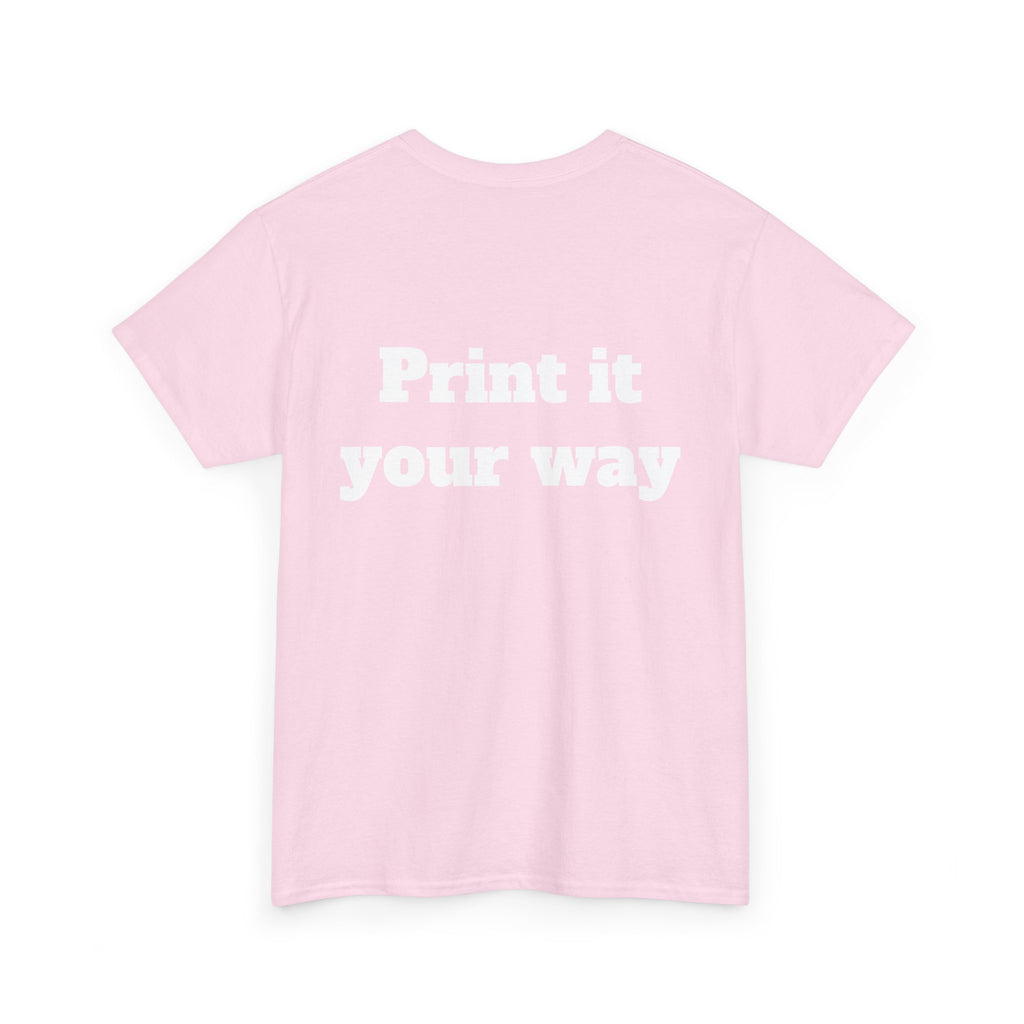 Personalized Graphic Tee for School, Team & Club — "Designed by You" Unisex T-Shirt