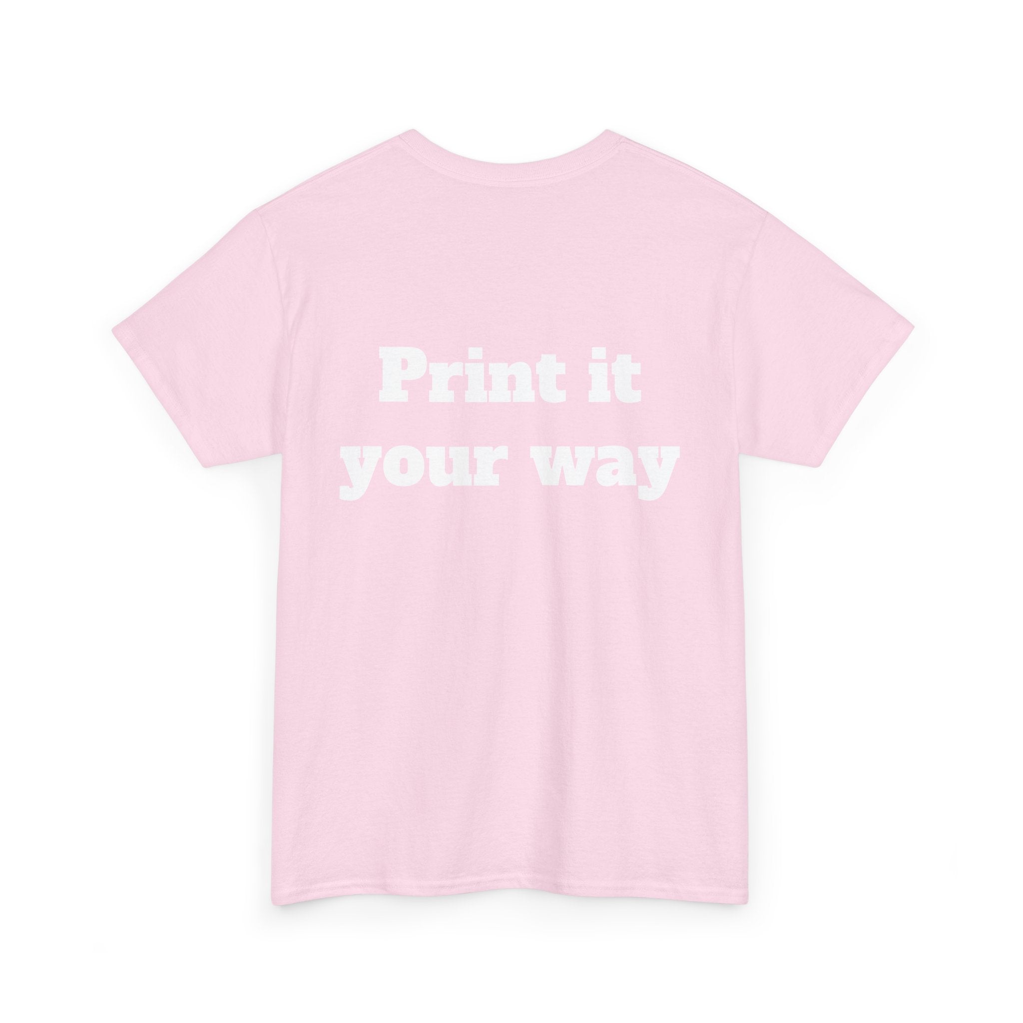 Personalized Graphic Tee for School, Team & Club — "Designed by You" Unisex T-Shirt