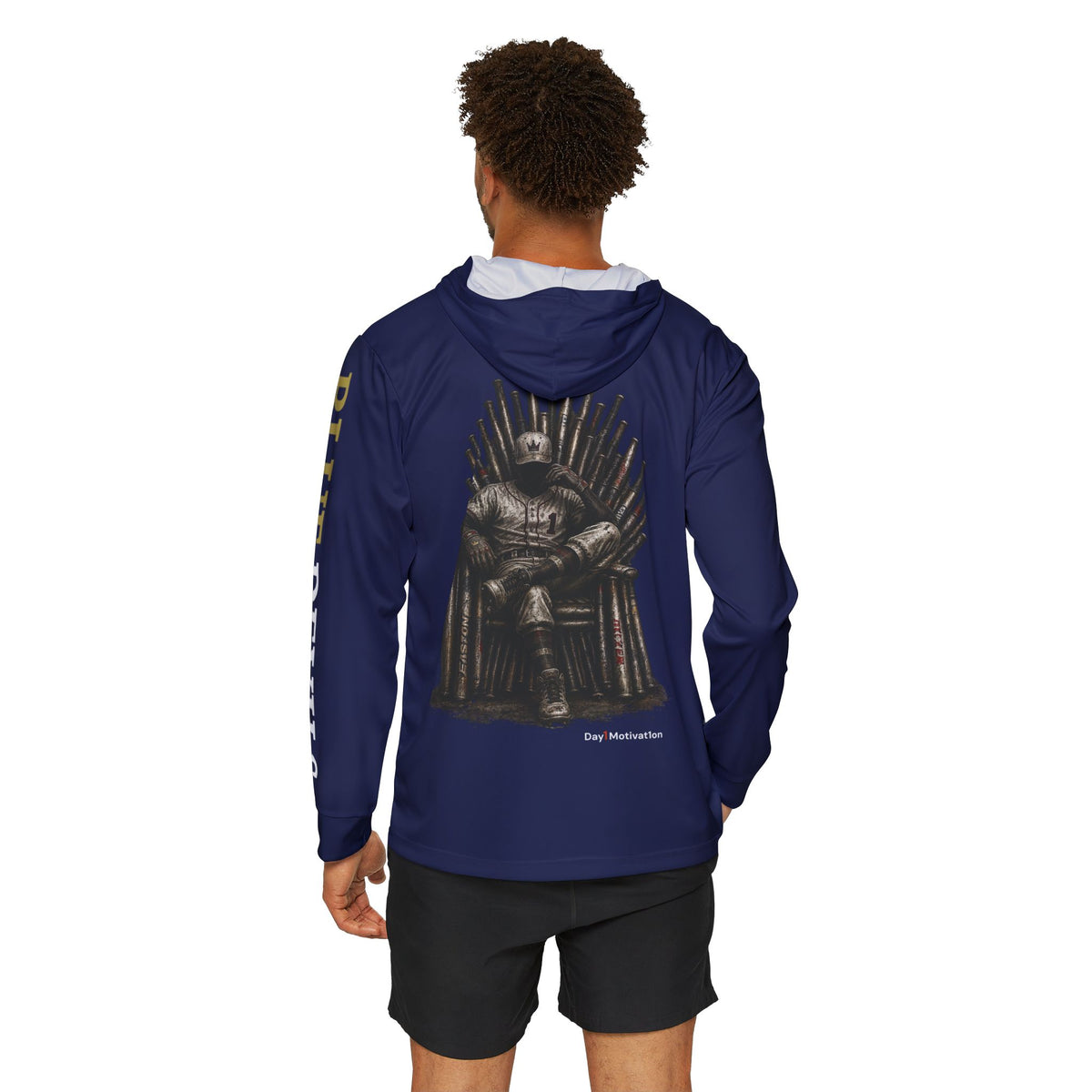Varina Route 5 Baseball Warmup Hoodie (AOP) - Navy