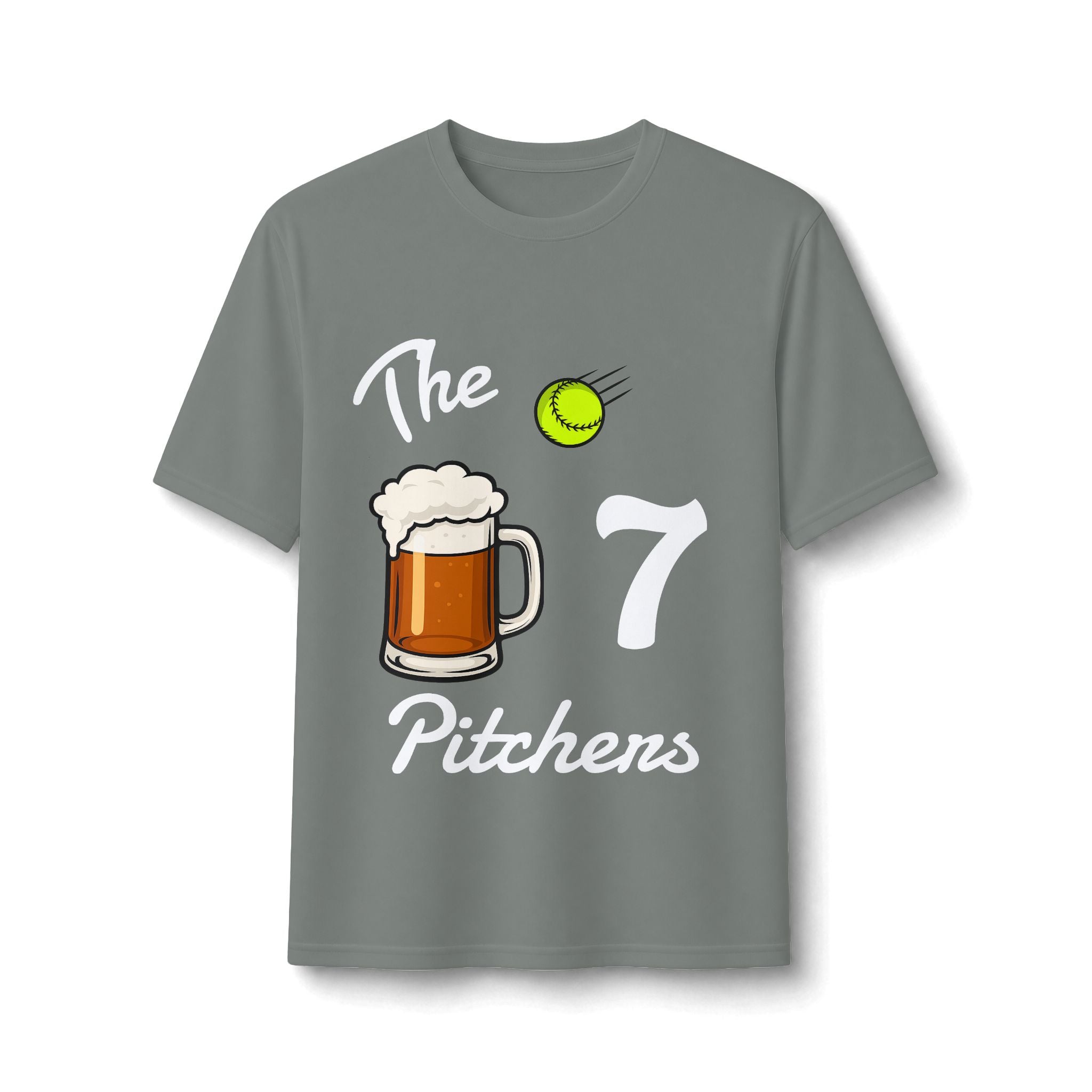 "The Pitchers" Personalized Jersey Shirt — Beer & Baseball Performance Tee
