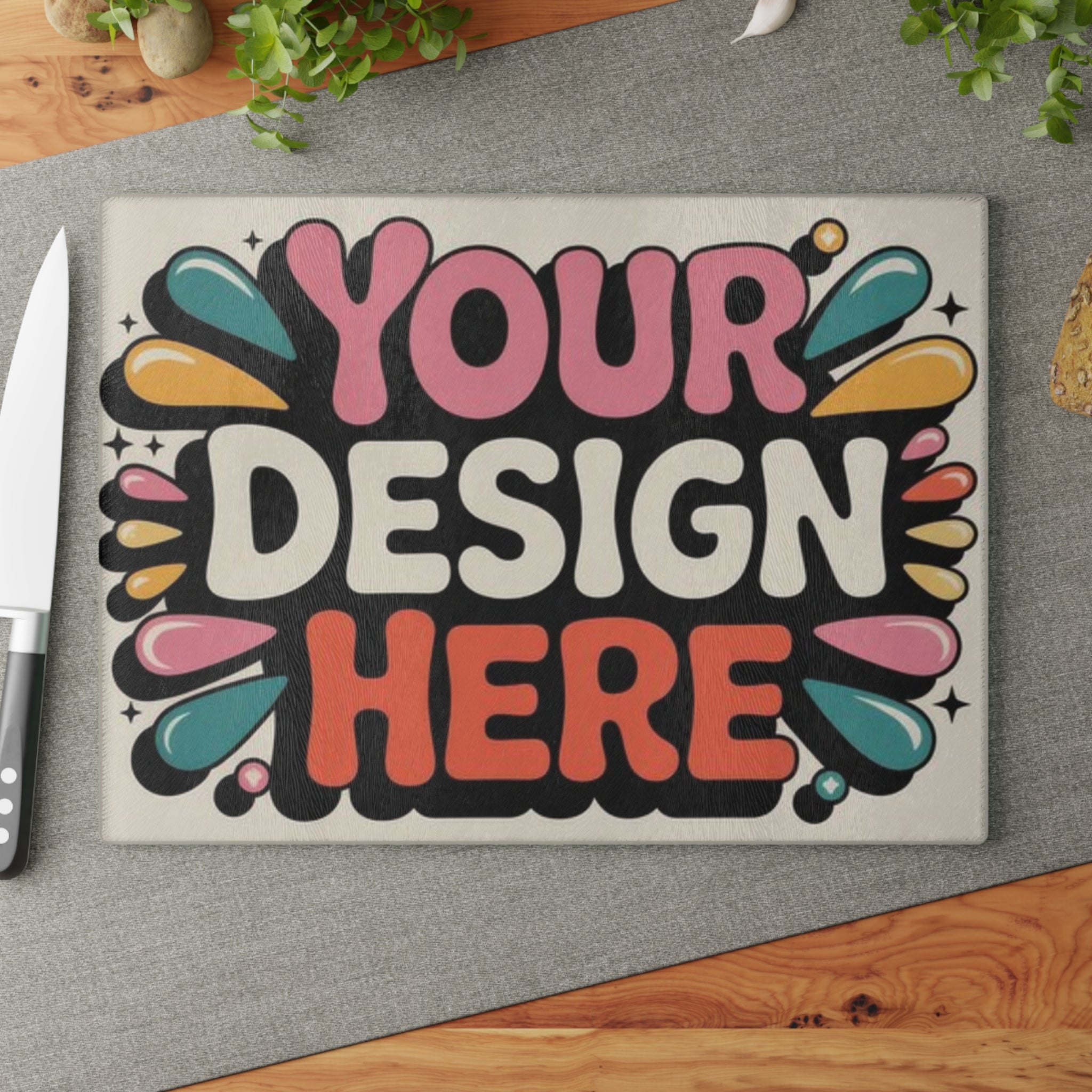Custom Decorative Glass Cutting Board