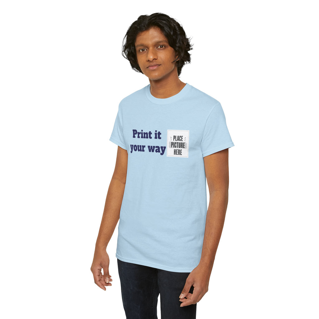 Personalized Graphic Tee for School, Team & Club — "Designed by You" Unisex T-Shirt