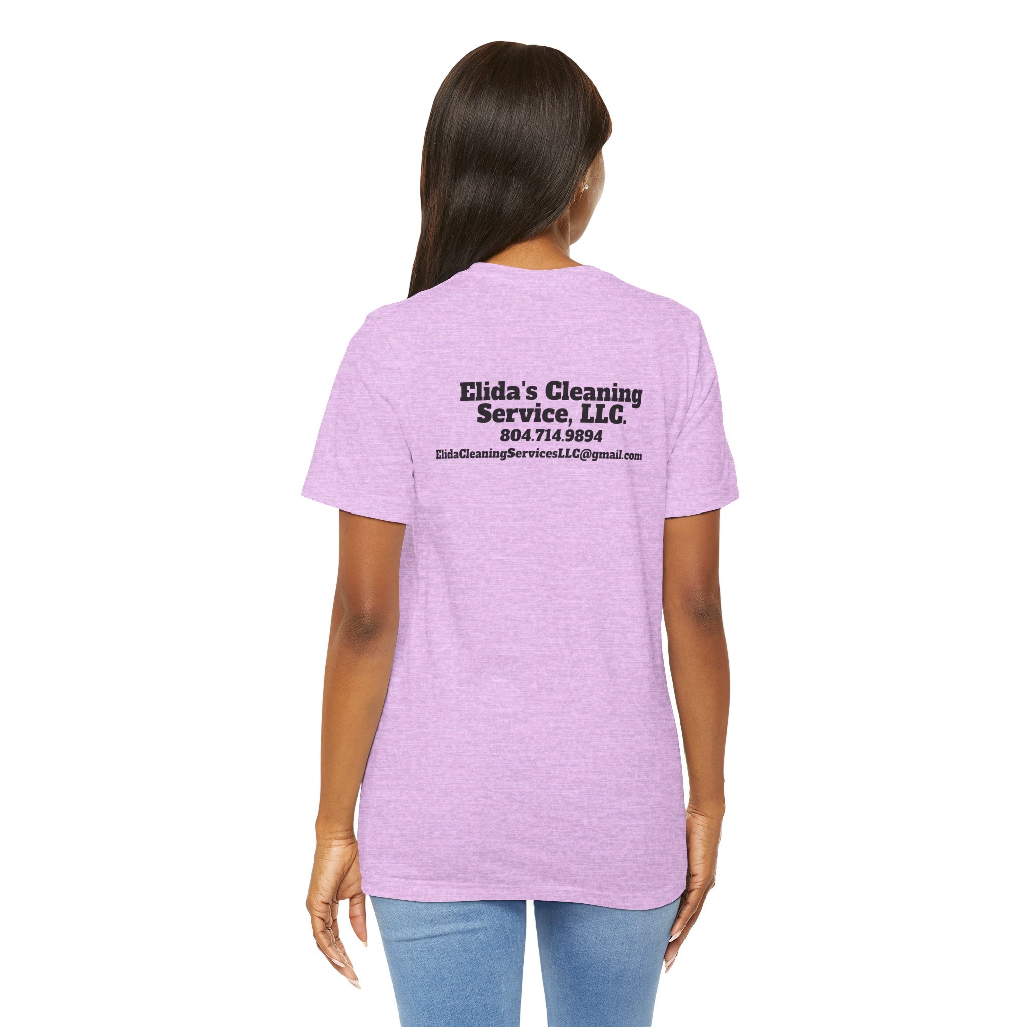Elida's Cleaning Service Logo Tee — Staff Uniform T-Shirt