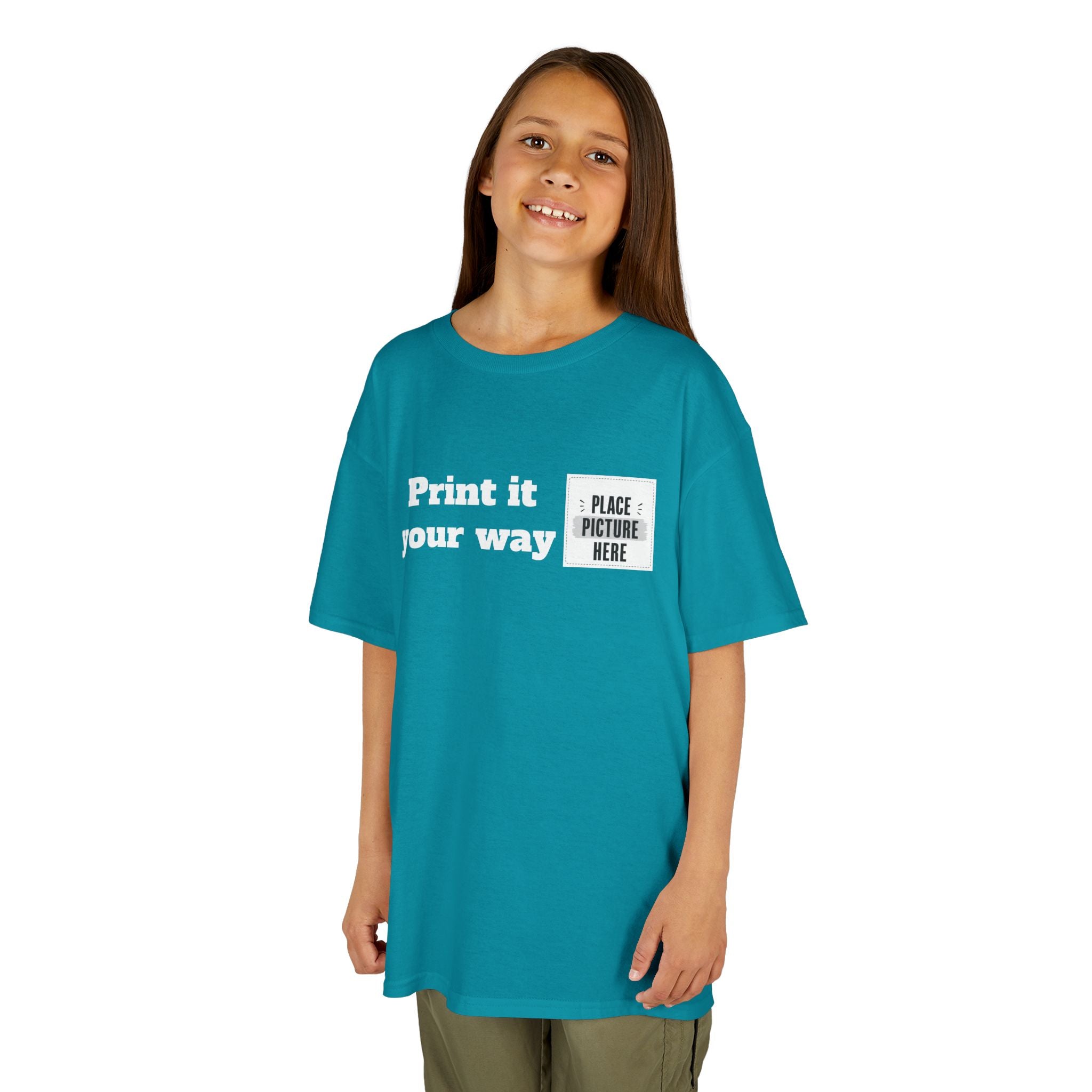 Personalized Tee for Birthdays, Team & School — "Designed by  You" Customizable Kids T-Shirt