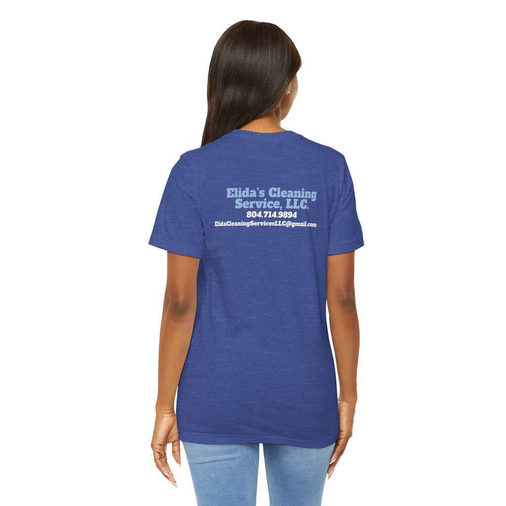 Elida's Cleaning Service Logo Tee — Staff Uniform T-Shirt