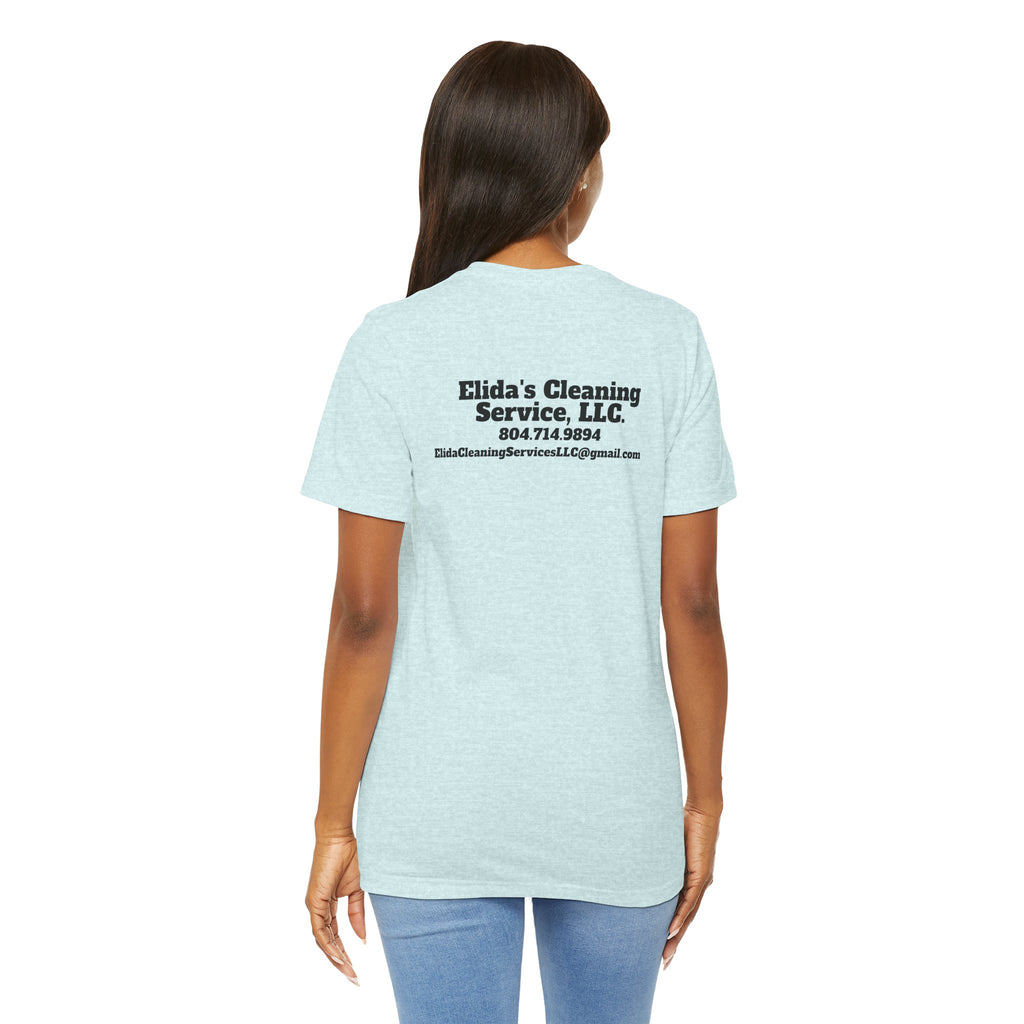 Elida's Cleaning Service Logo Tee — Staff Uniform T-Shirt