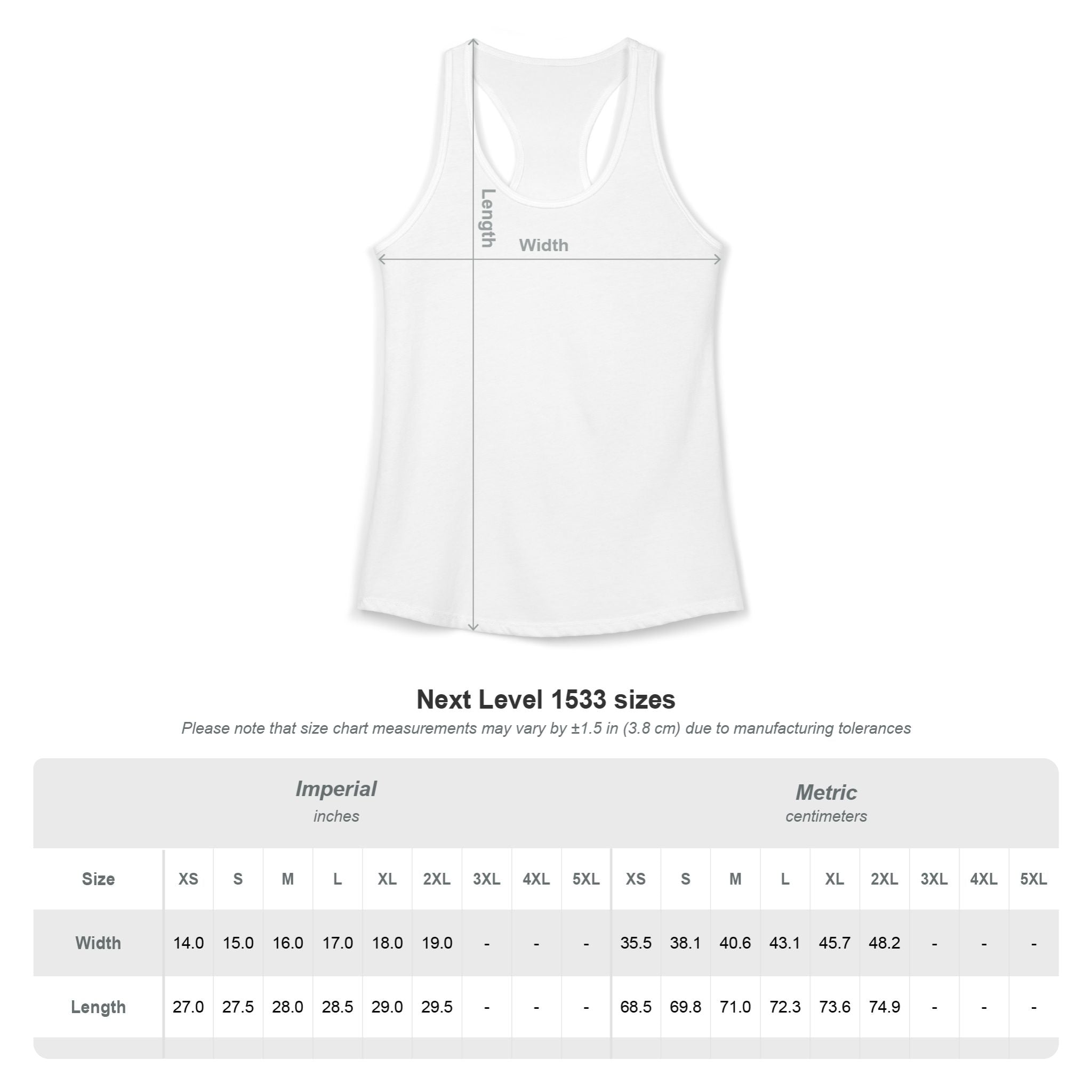 "Day One" - Women's Ideal Racerback Tank