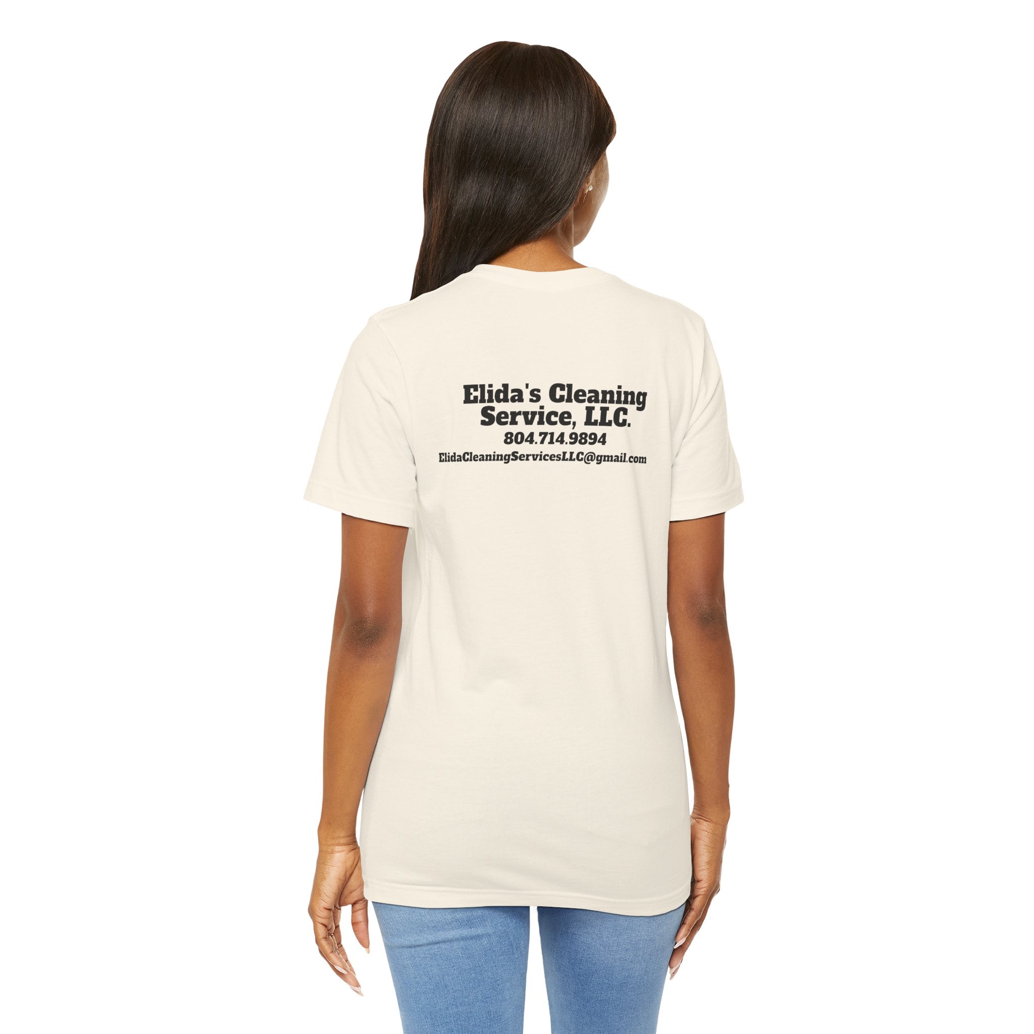 Elida's Cleaning Service Logo Tee — Staff Uniform T-Shirt