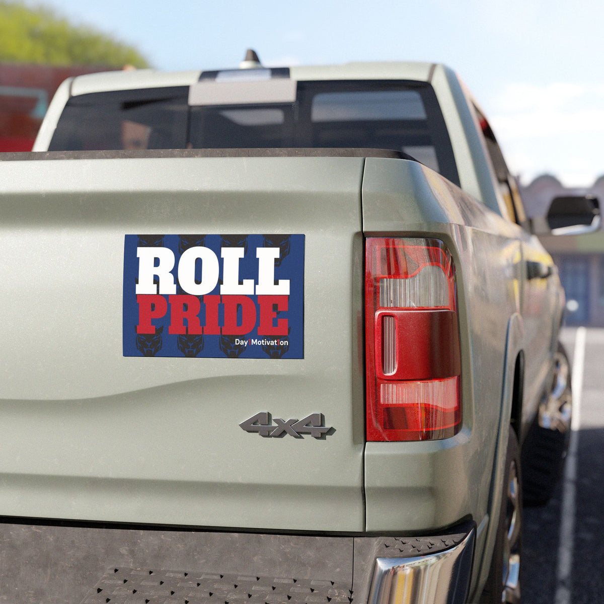 Roll Pride Car Magnet — Panther Spirit Automotive Decal