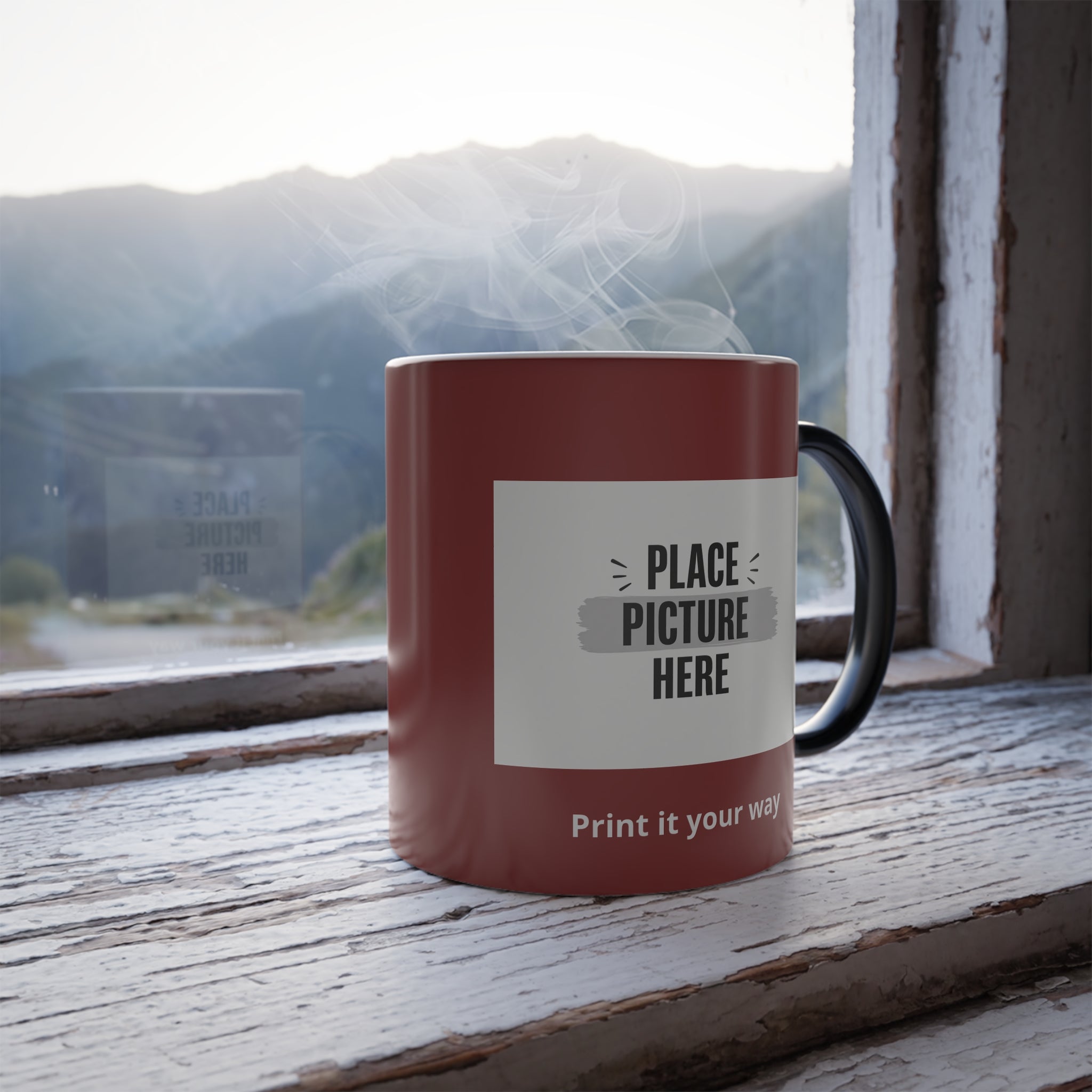 Color-Changing Coffee Mug — Heat Reveal Design (11 oz)