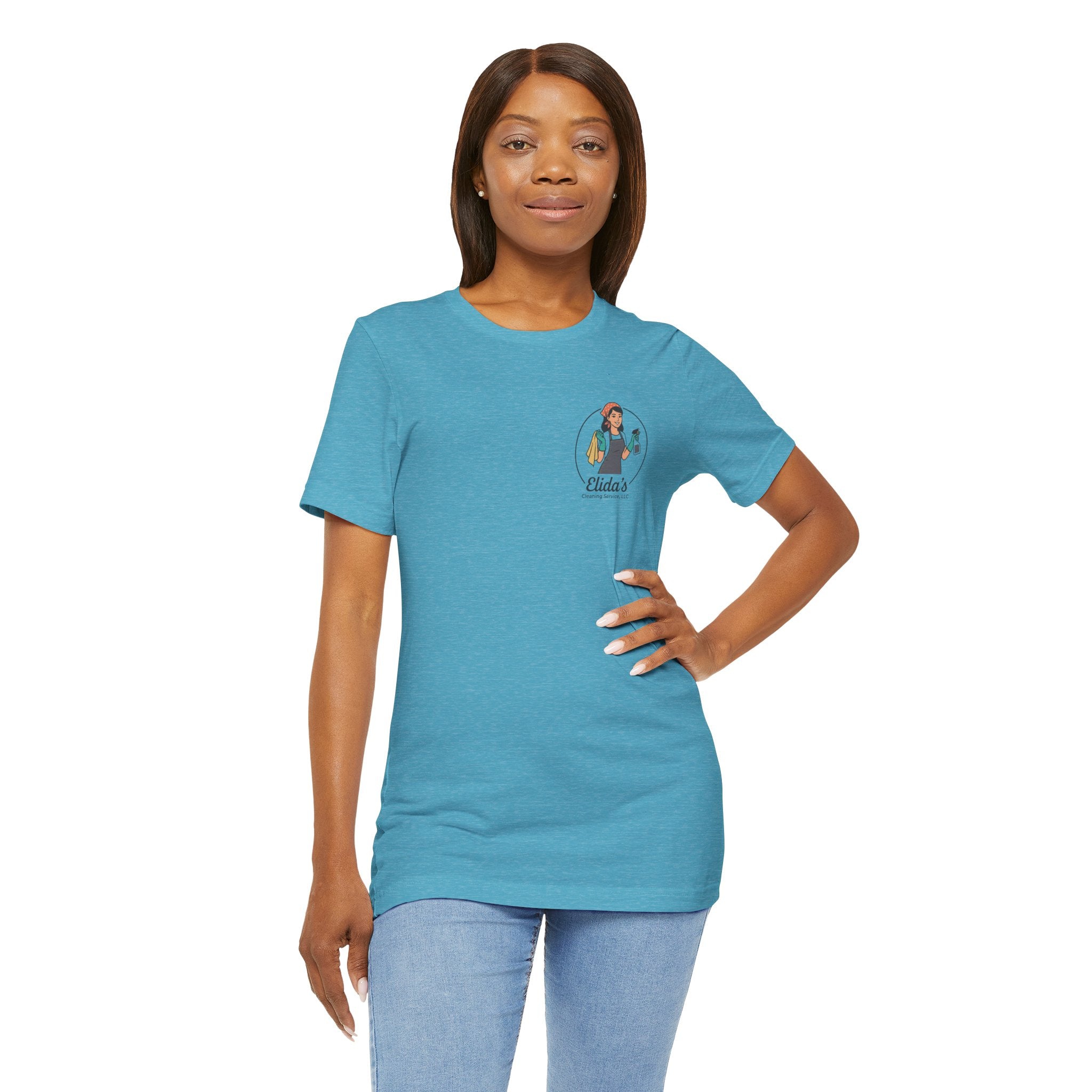 Elida's Cleaning Service Logo Tee — Staff Uniform T-Shirt