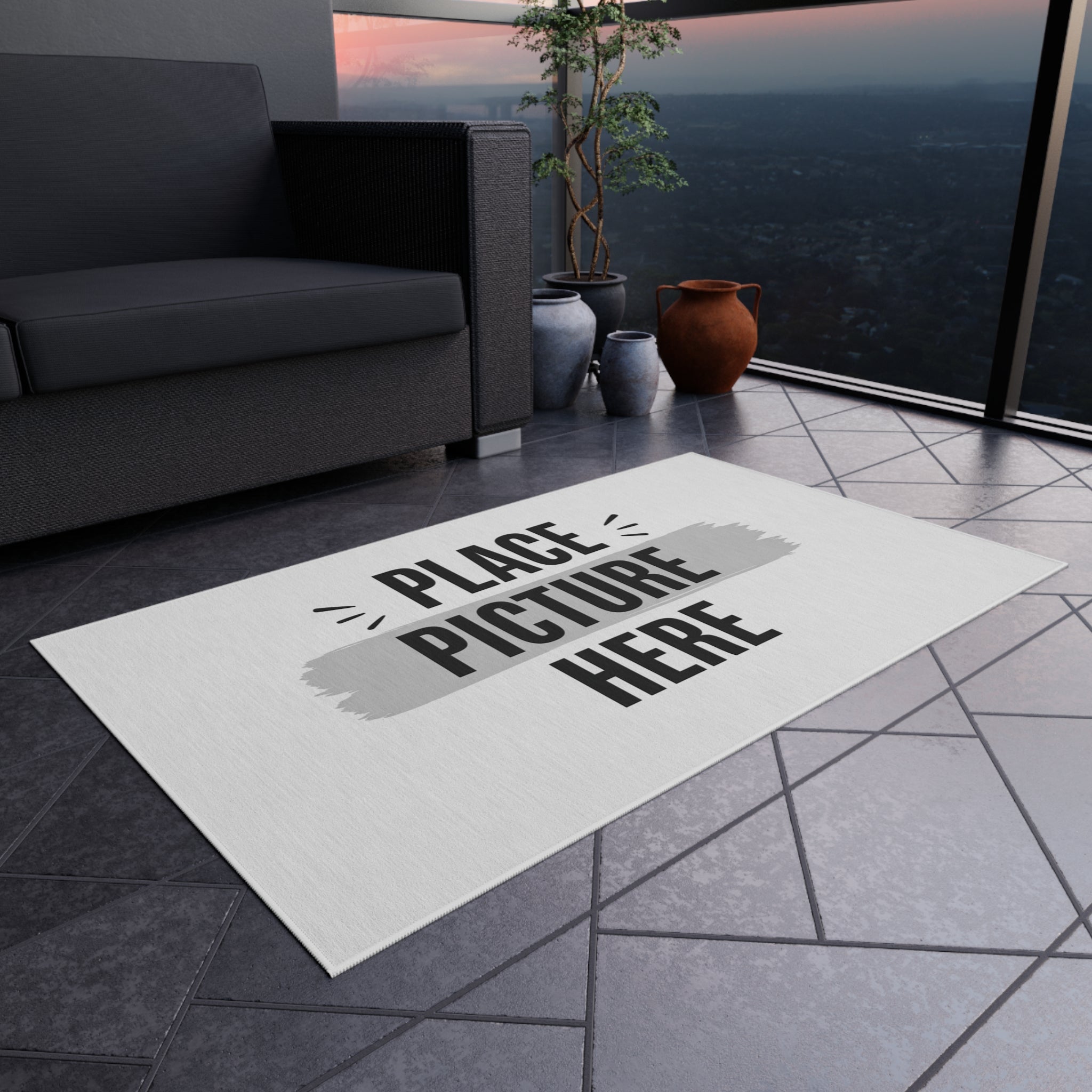 Custom Picture Print Doormat for Patio, Porch & Garden