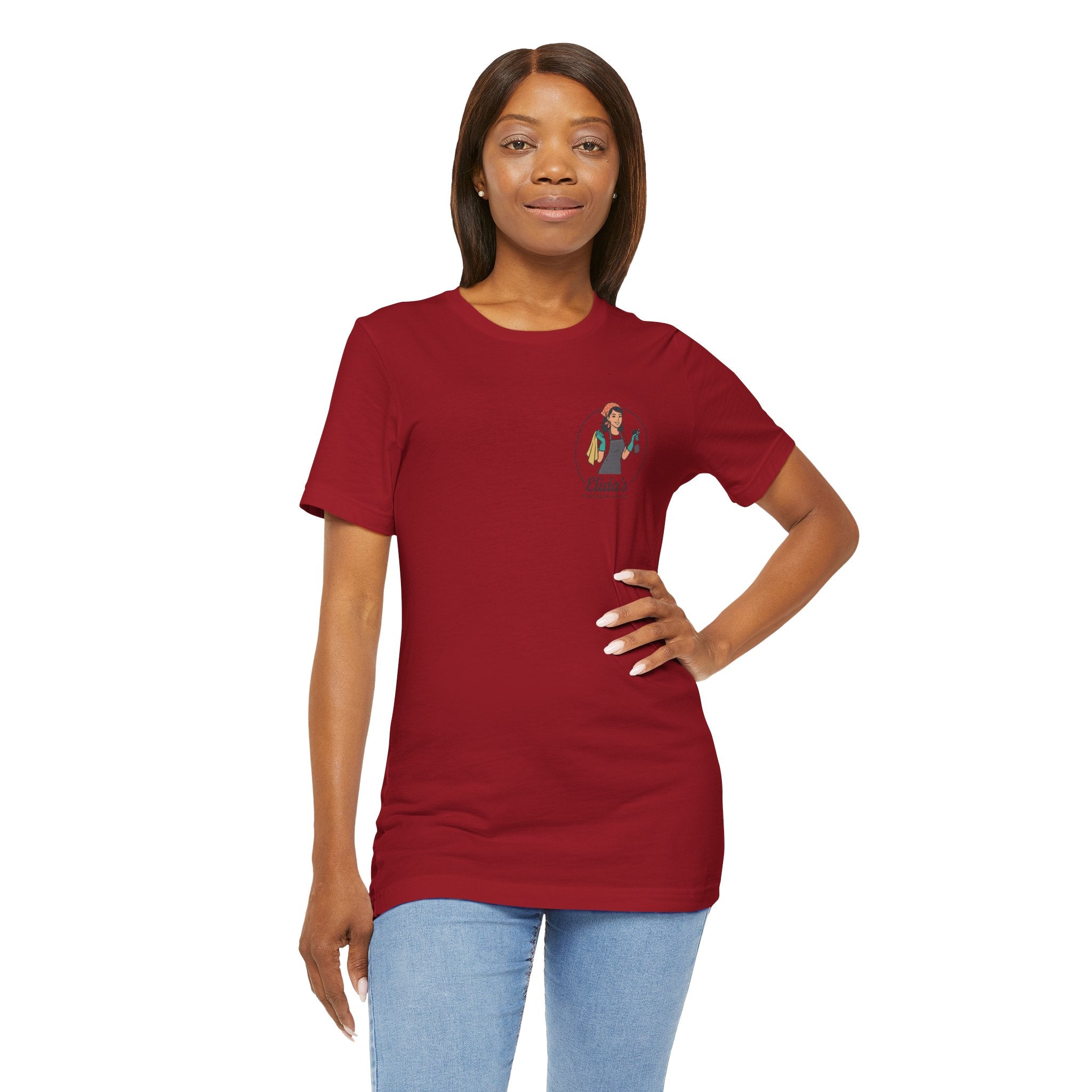 Elida's Cleaning Service Logo Tee — Staff Uniform T-Shirt