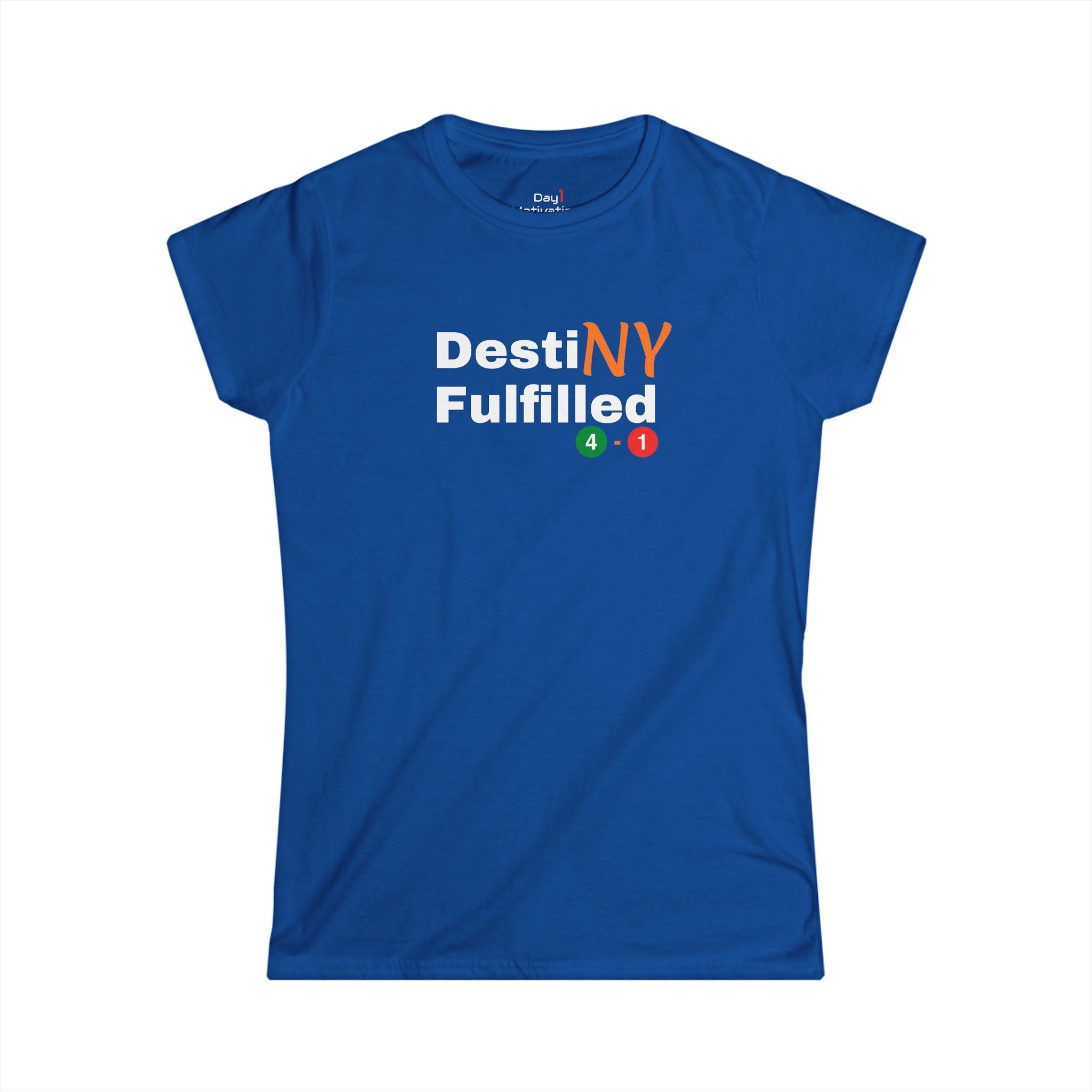 "DestiNY Fulfilled" Women's Tee — 53 Years in the Making(New York Championship)