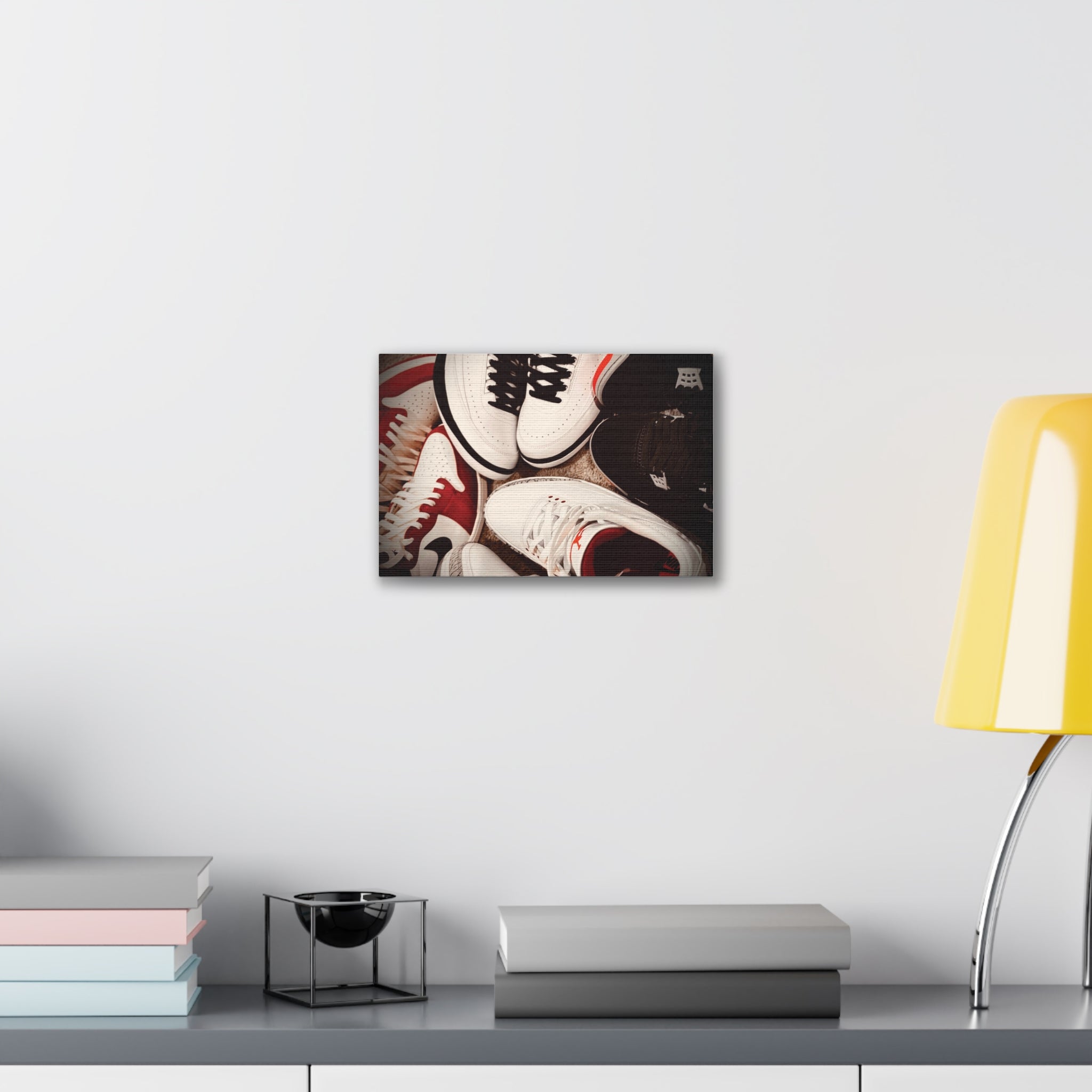 Sneaker Canvas Wall Art - Stretched 0.75" Shoe Print