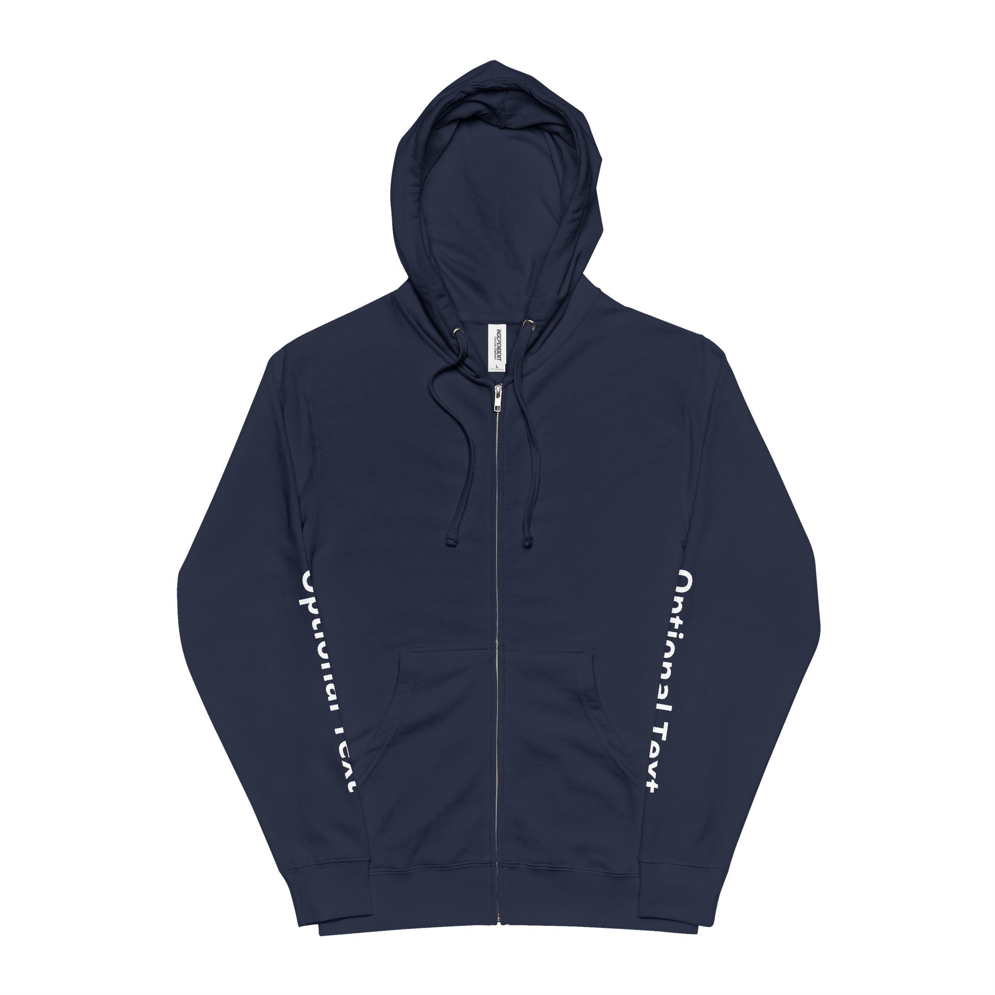 "Designed by You"  — Zip-Up Hoodie Graphic Fleece Zip Hoodie